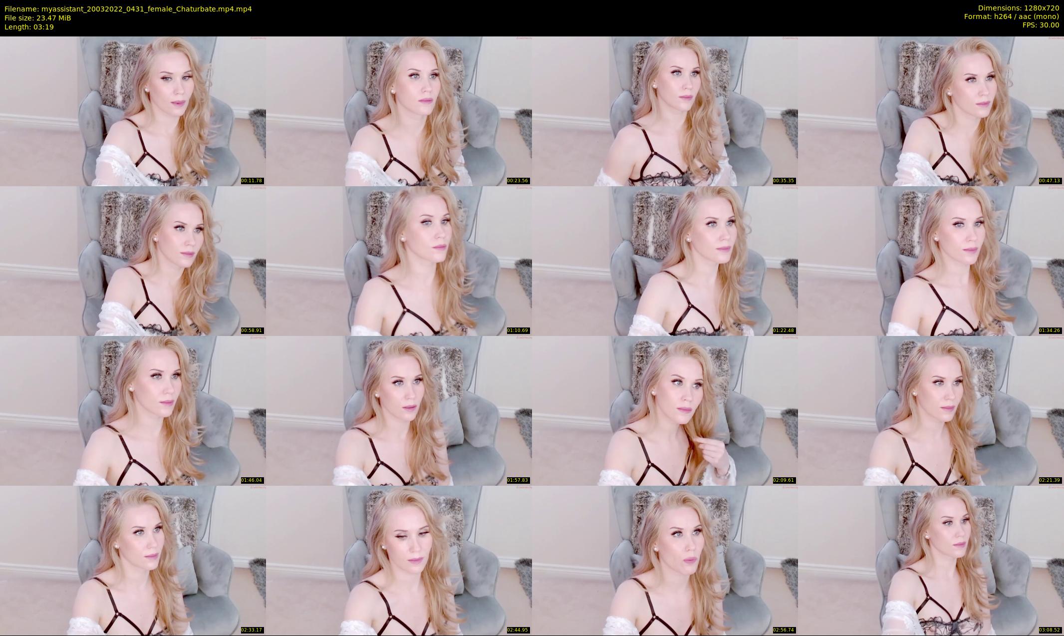 myassistant — 4 minute Chaturbate female cam show recording, 720p, Mar 20, 2022