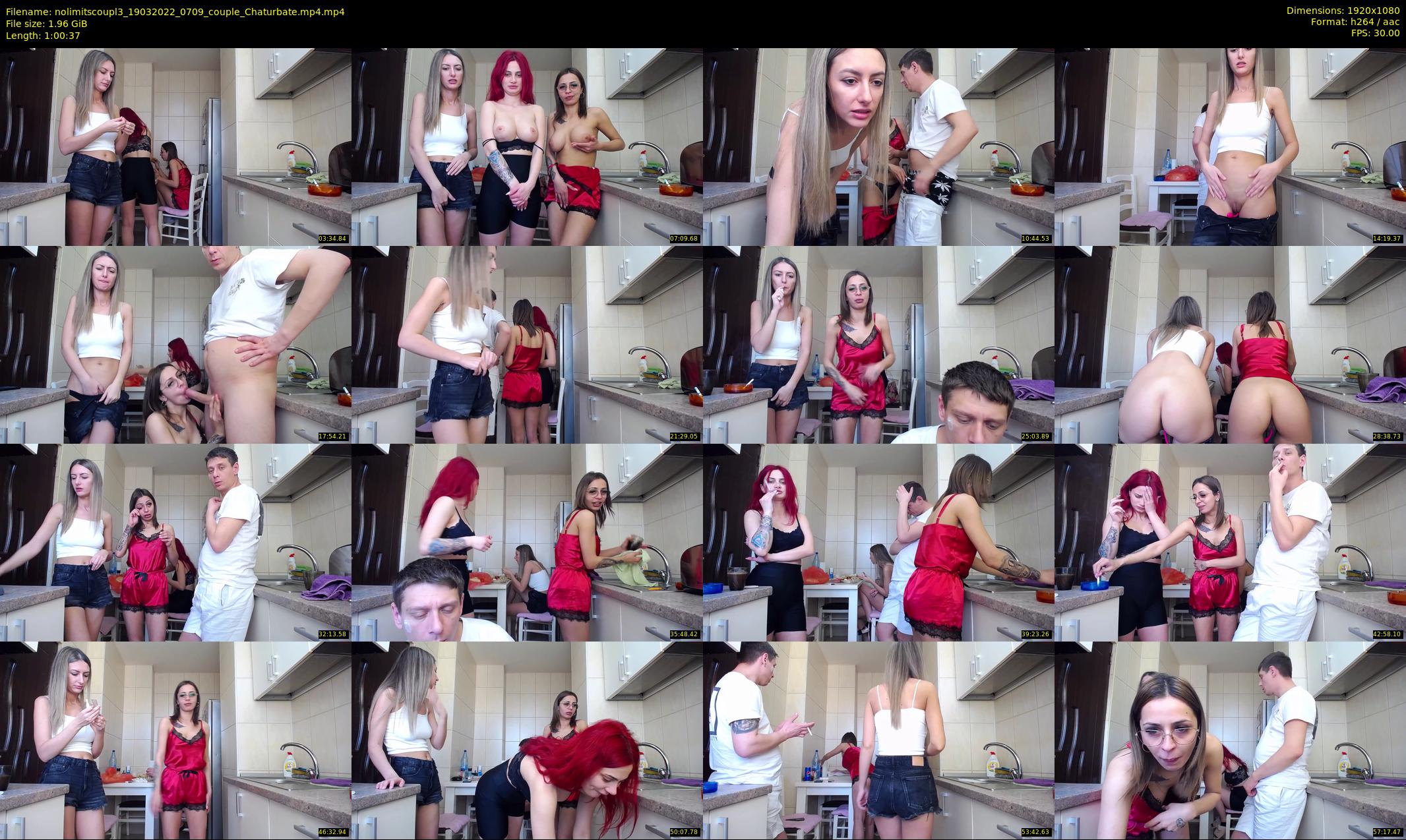 nolimitscoupl3 — 61 minute Chaturbate couple cam show recording, 1080p, Mar 19, 2022