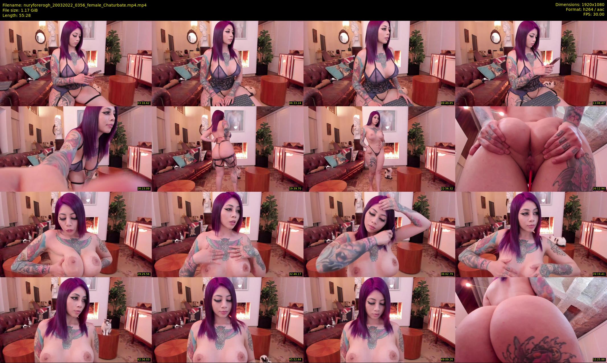nuryforerogh — 56 minute Chaturbate female cam show recording, 1080p, Mar 20, 2022