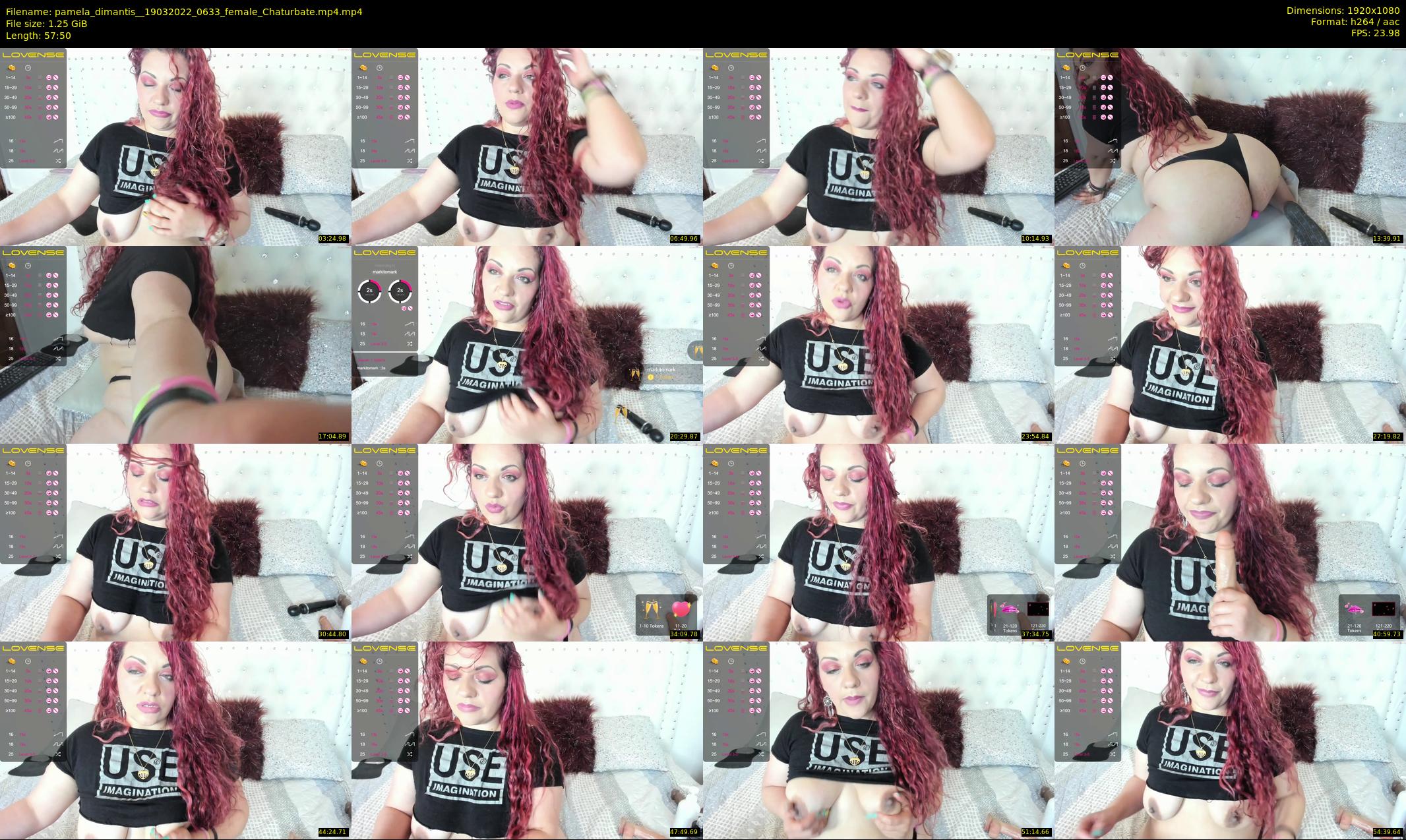 pamela_dimantis_ — 58 minute Chaturbate female cam show recording, 1080p, Mar 19, 2022
