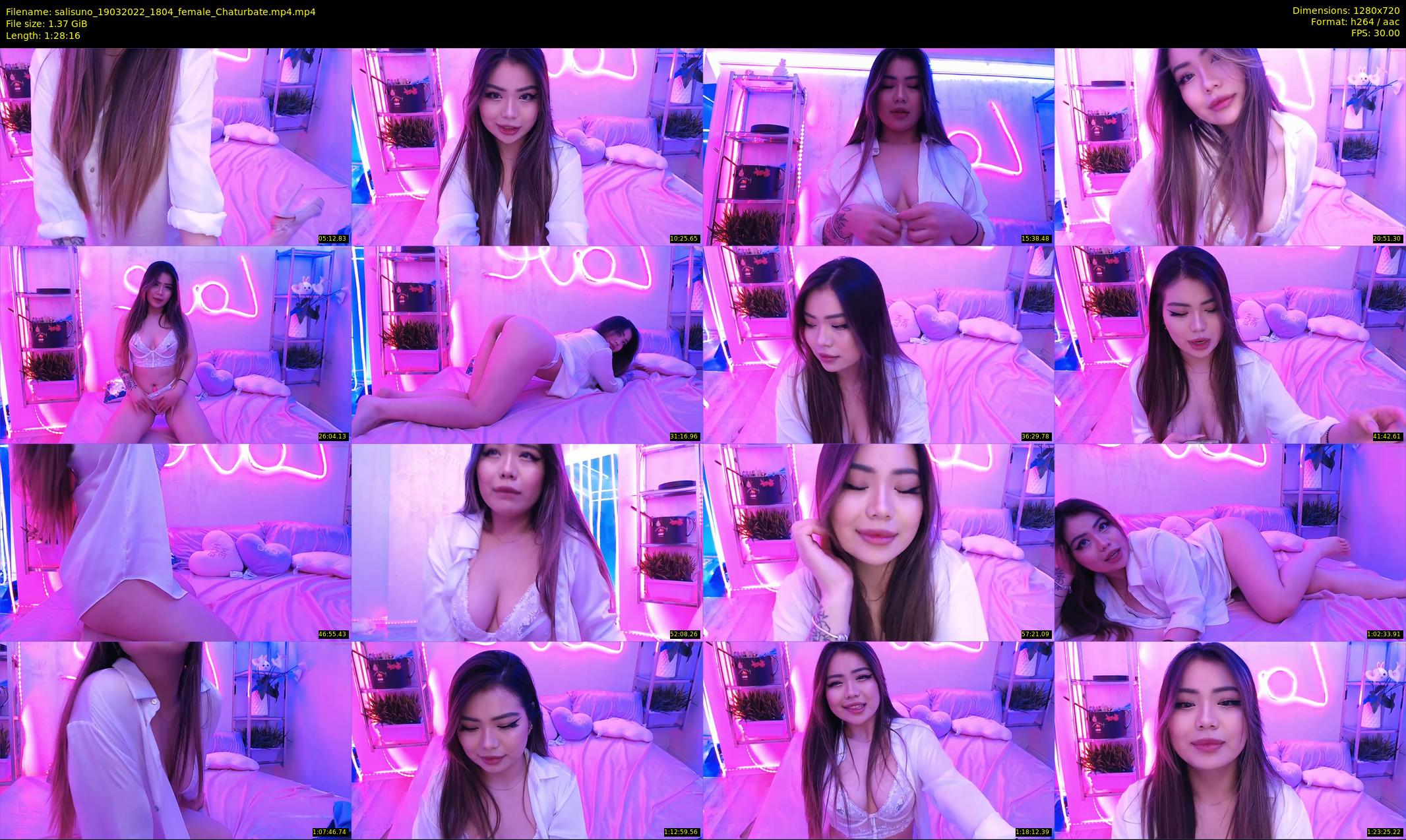 salisuno — 89 minute Chaturbate female cam show recording, 720p, Mar 19, 2022