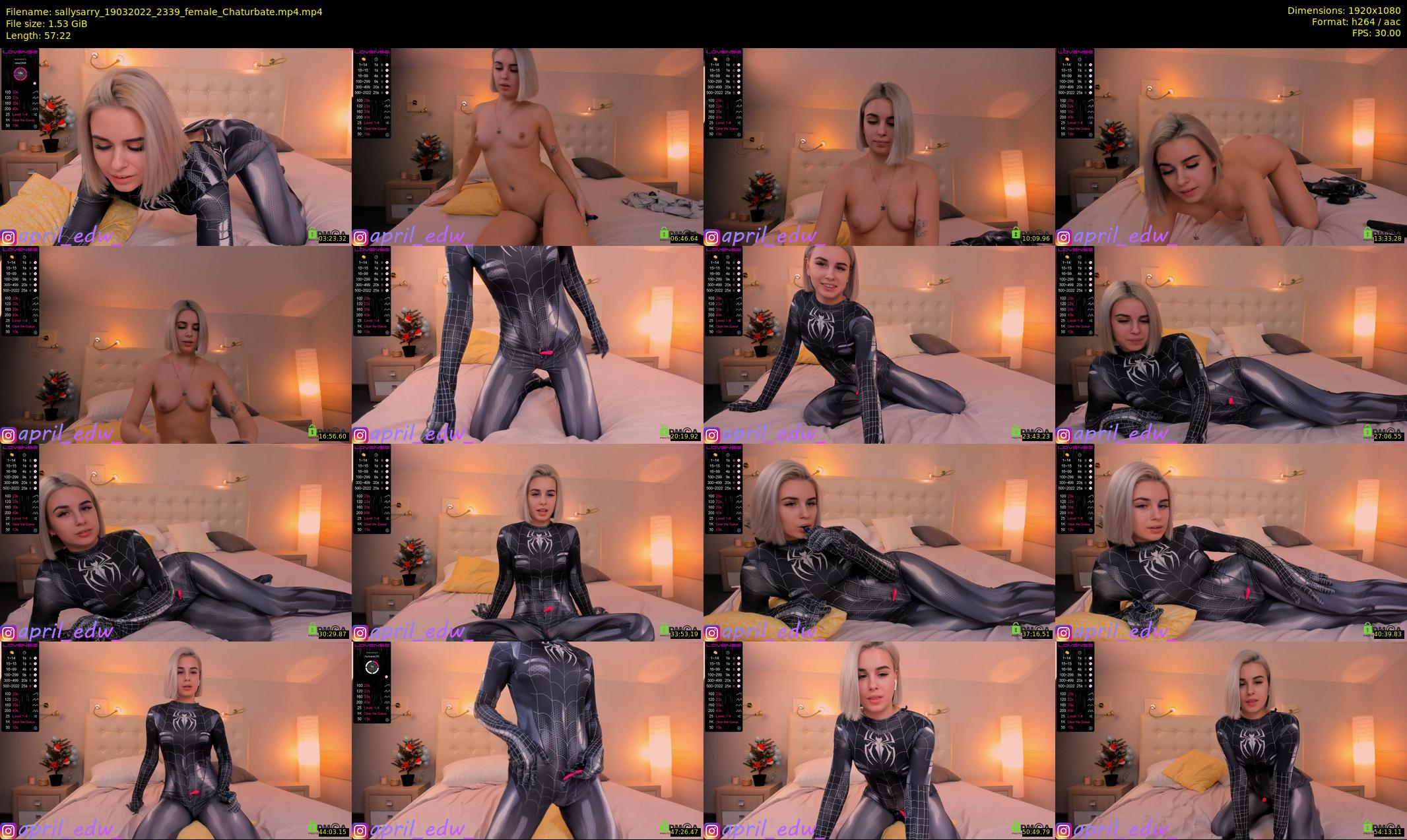 sallysarry — 58 minute Chaturbate couple cam show recording, 1080p, Mar 19, 2022