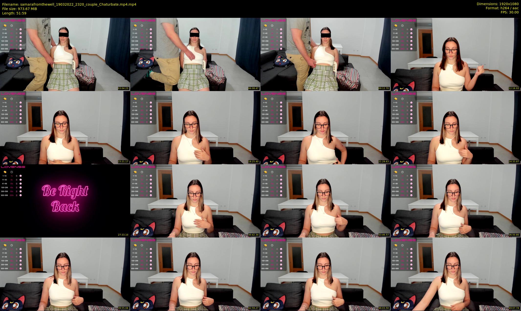 samarafromthewell — 52 minute Chaturbate female cam show recording, 1080p, Mar 19, 2022