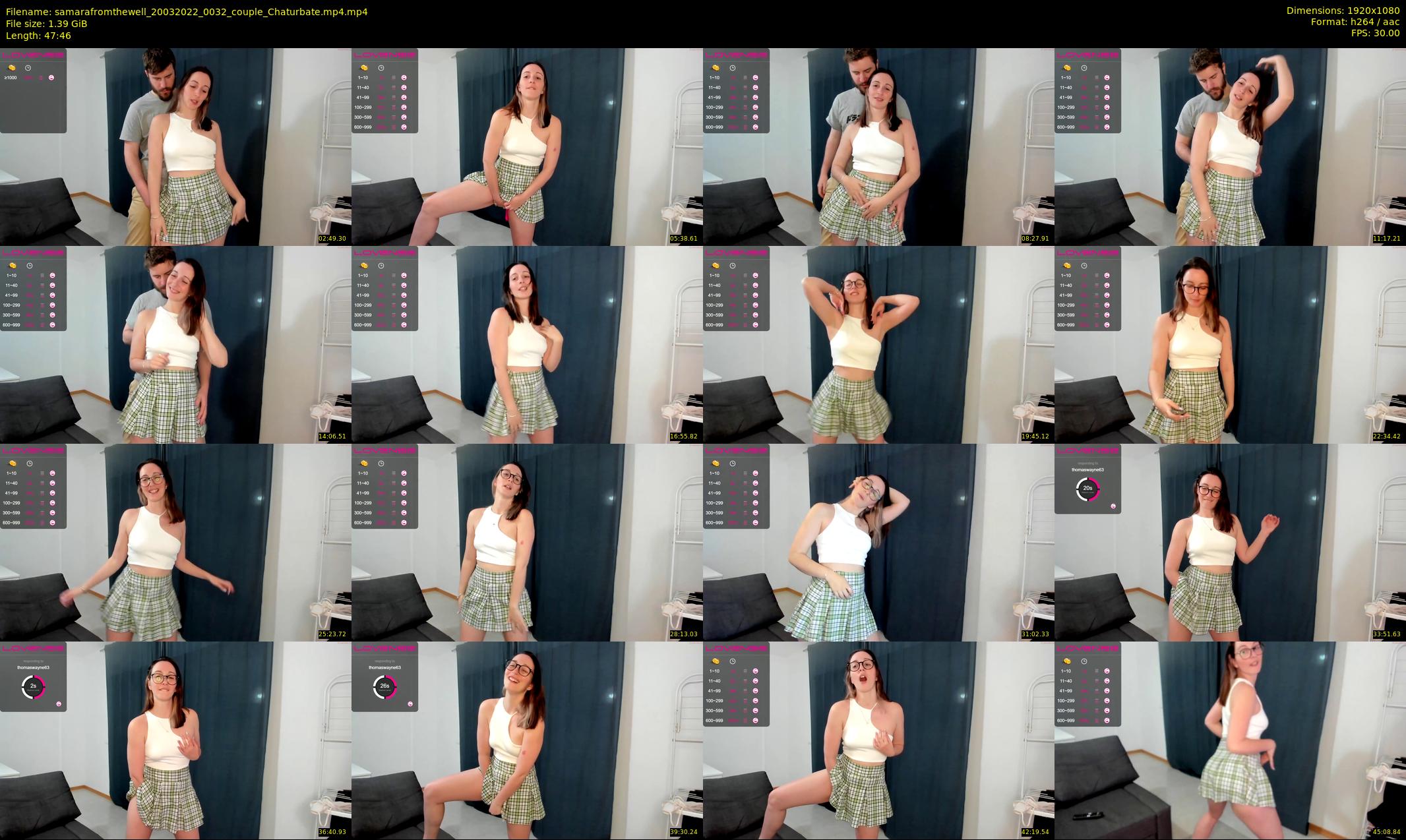 samarafromthewell — 48 minute Chaturbate female cam show recording, 1080p, Mar 20, 2022