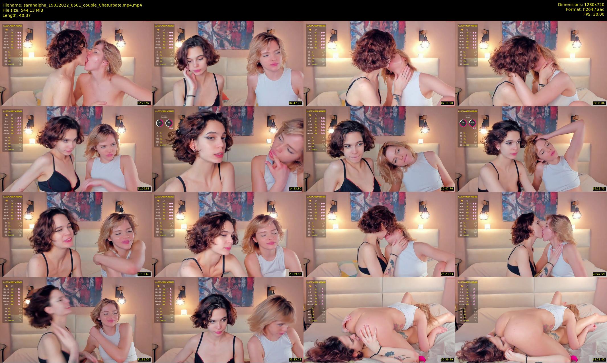 sarahalpha — 41 minute Chaturbate couple cam show recording, 720p, Mar 19, 2022
