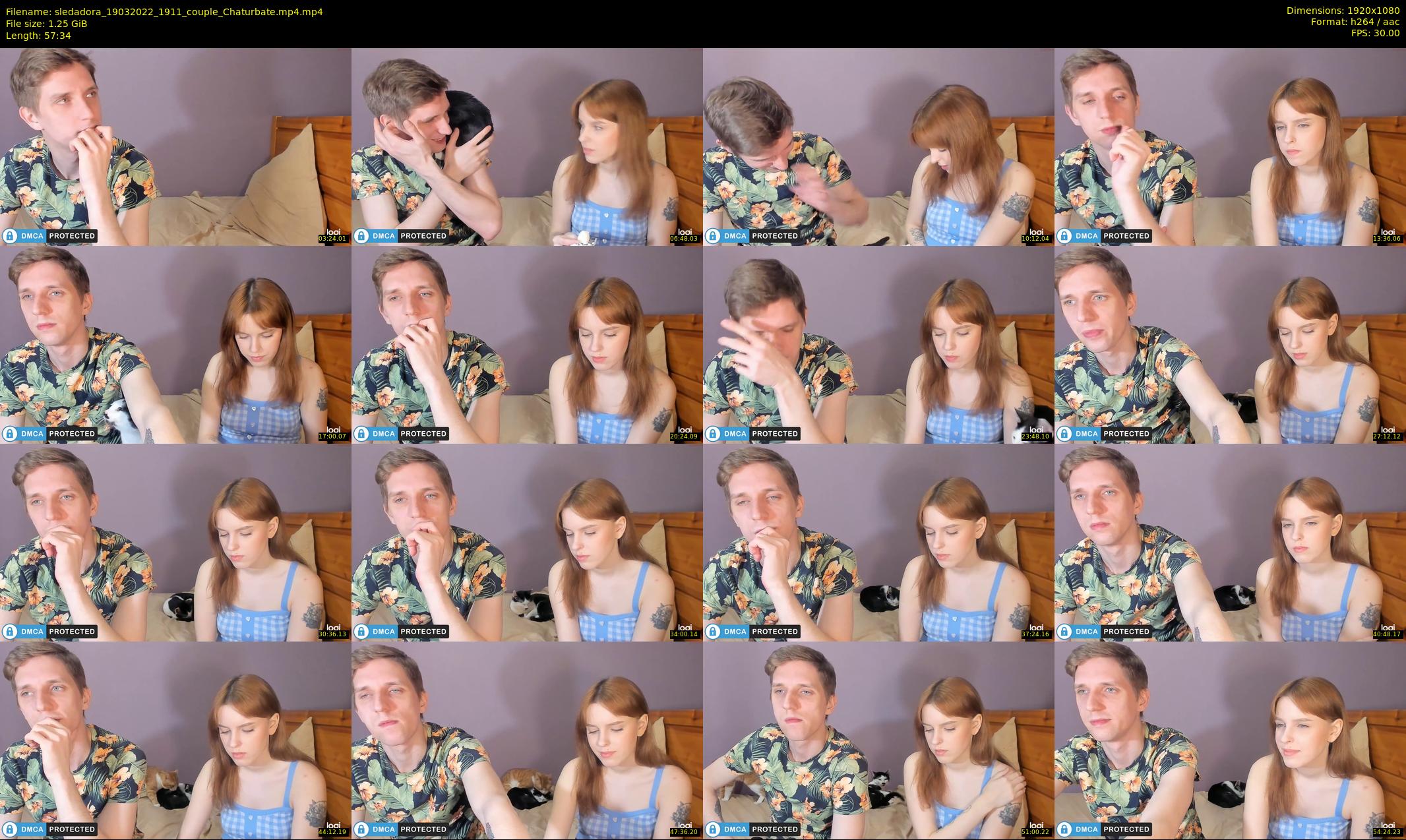 sledadora — 58 minute Chaturbate couple cam show recording, 1080p, Mar 19, 2022
