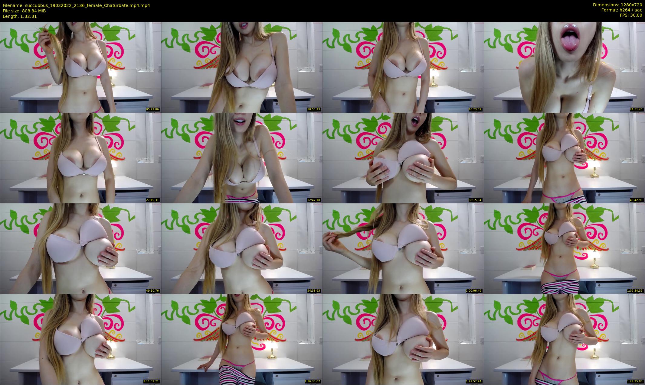 succubbus — 93 minute Chaturbate female cam show recording, 720p, Mar 19, 2022