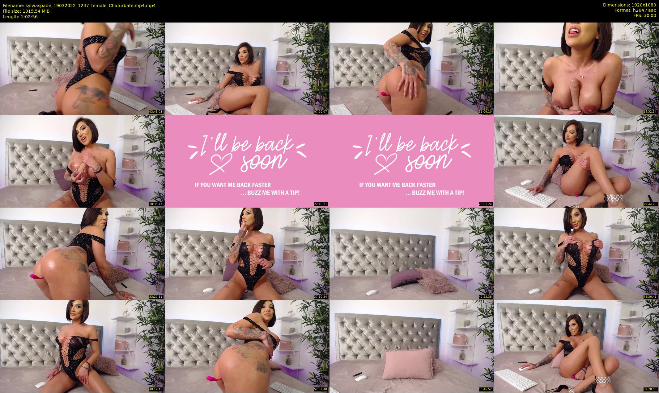 sylviaspade — 63 minute Chaturbate female cam show recording, 1080p, Mar 19, 2022