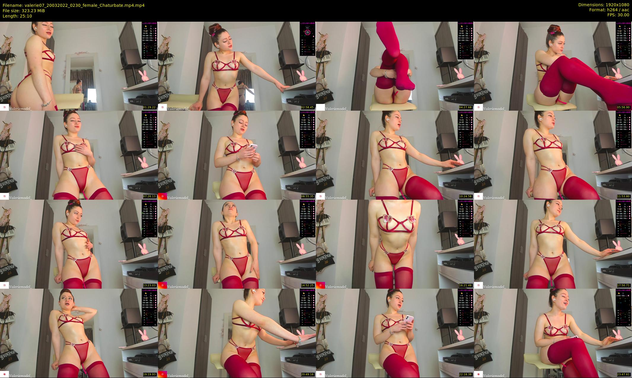 valerie07 — 26 minute Chaturbate female cam show recording, 1080p, Mar 20, 2022