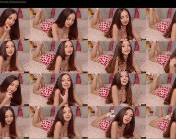 velerycute — 6 minute Chaturbate female cam show recording, 1080p, Mar 19, 2022