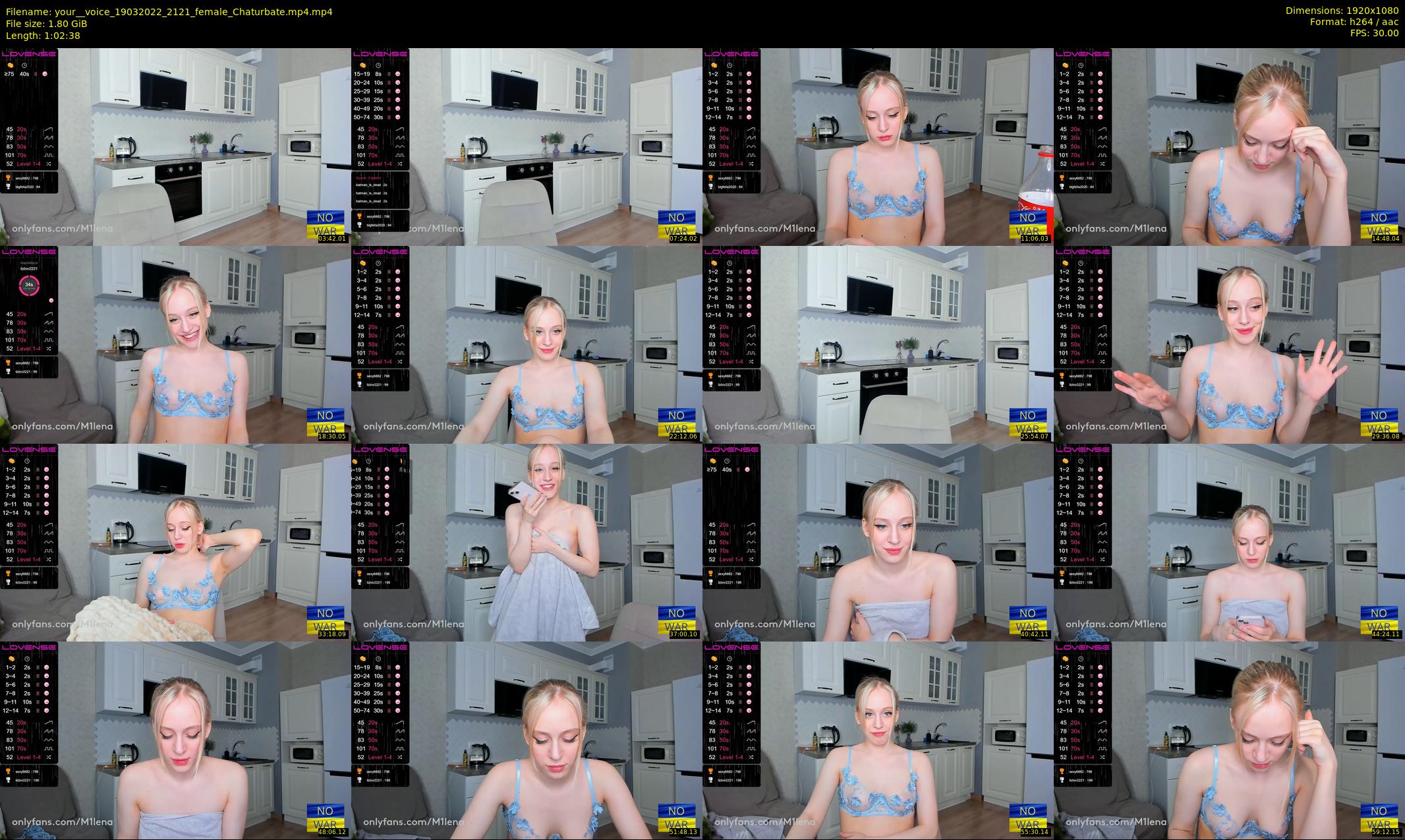 your__voice — 63 minute Chaturbate female cam show recording, 1080p, Mar 19, 2022