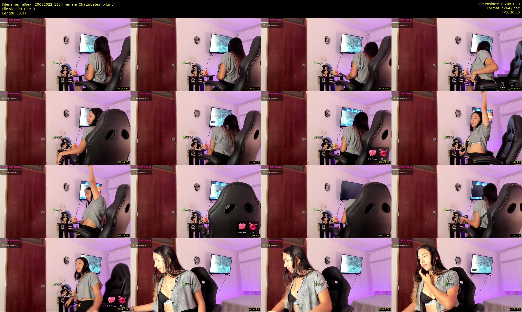 _alliex_ — 4 minute Chaturbate female cam show recording, 1080p, Mar 20, 2022