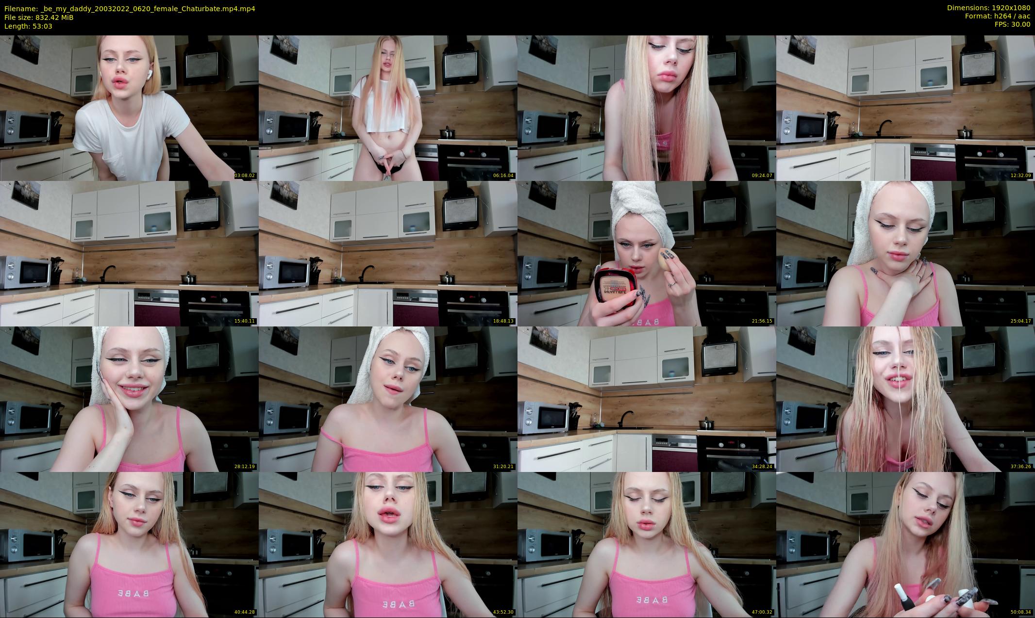 _be_my_daddy — 54 minute Chaturbate female cam show recording, 1080p, Mar 20, 2022
