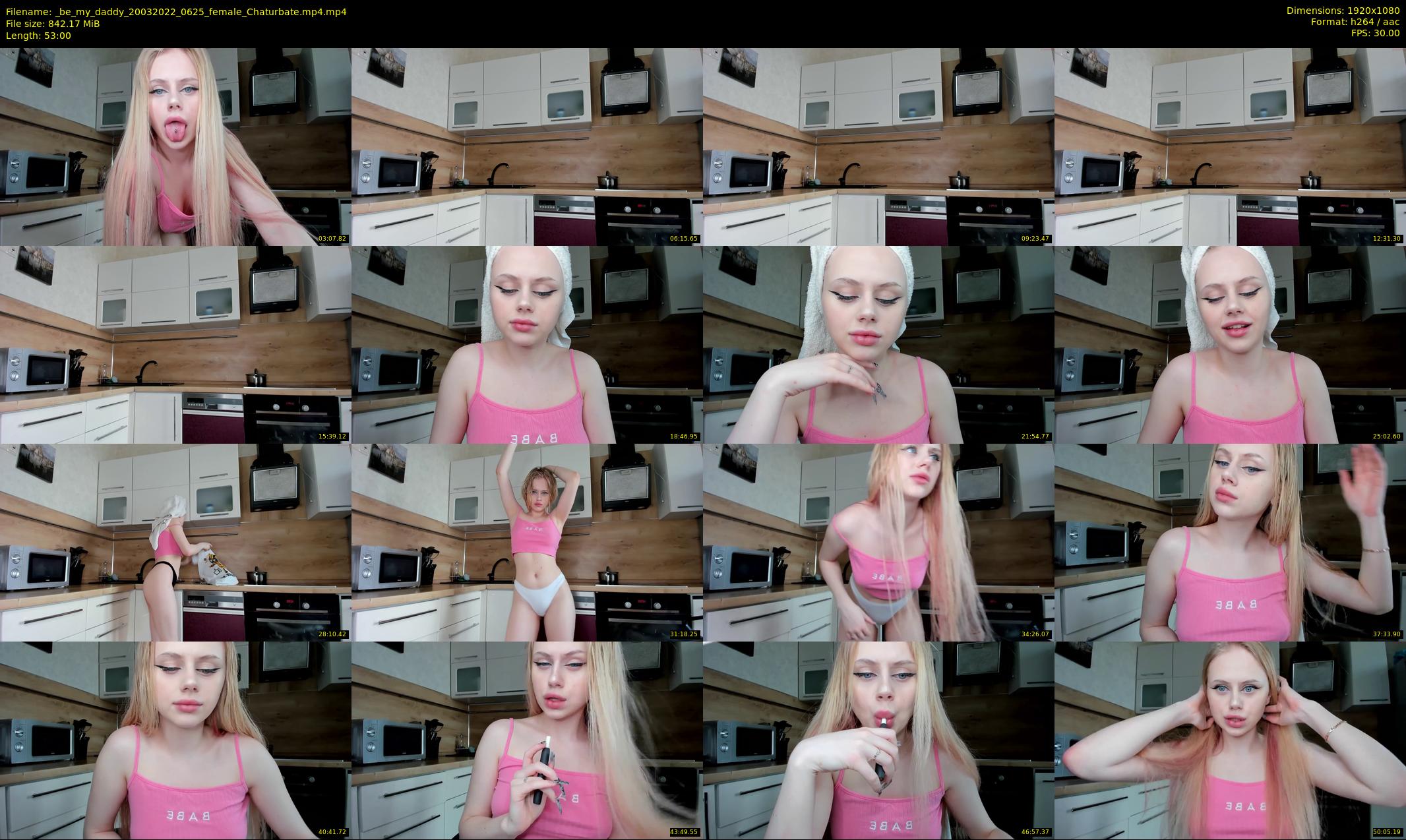 _be_my_daddy — 53 minute Chaturbate female cam show recording, 1080p, Mar 20, 2022