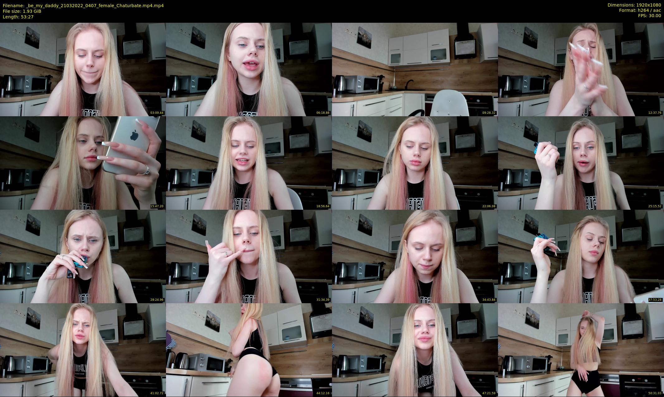 _be_my_daddy — 54 minute Chaturbate female cam show recording, 1080p, Mar 21, 2022