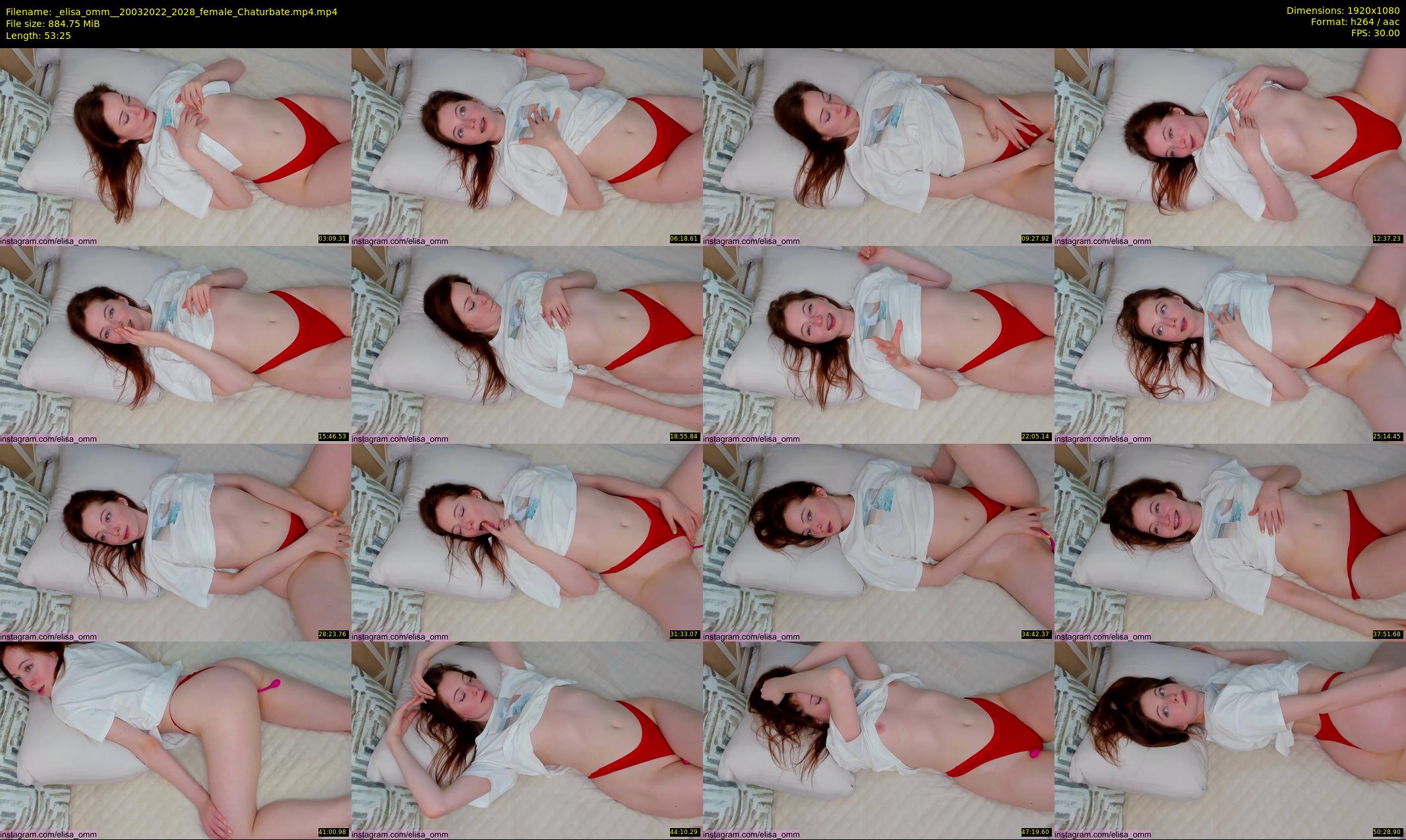 _elisa_omm_ — 54 minute Chaturbate female cam show recording, 1080p, Mar 20, 2022