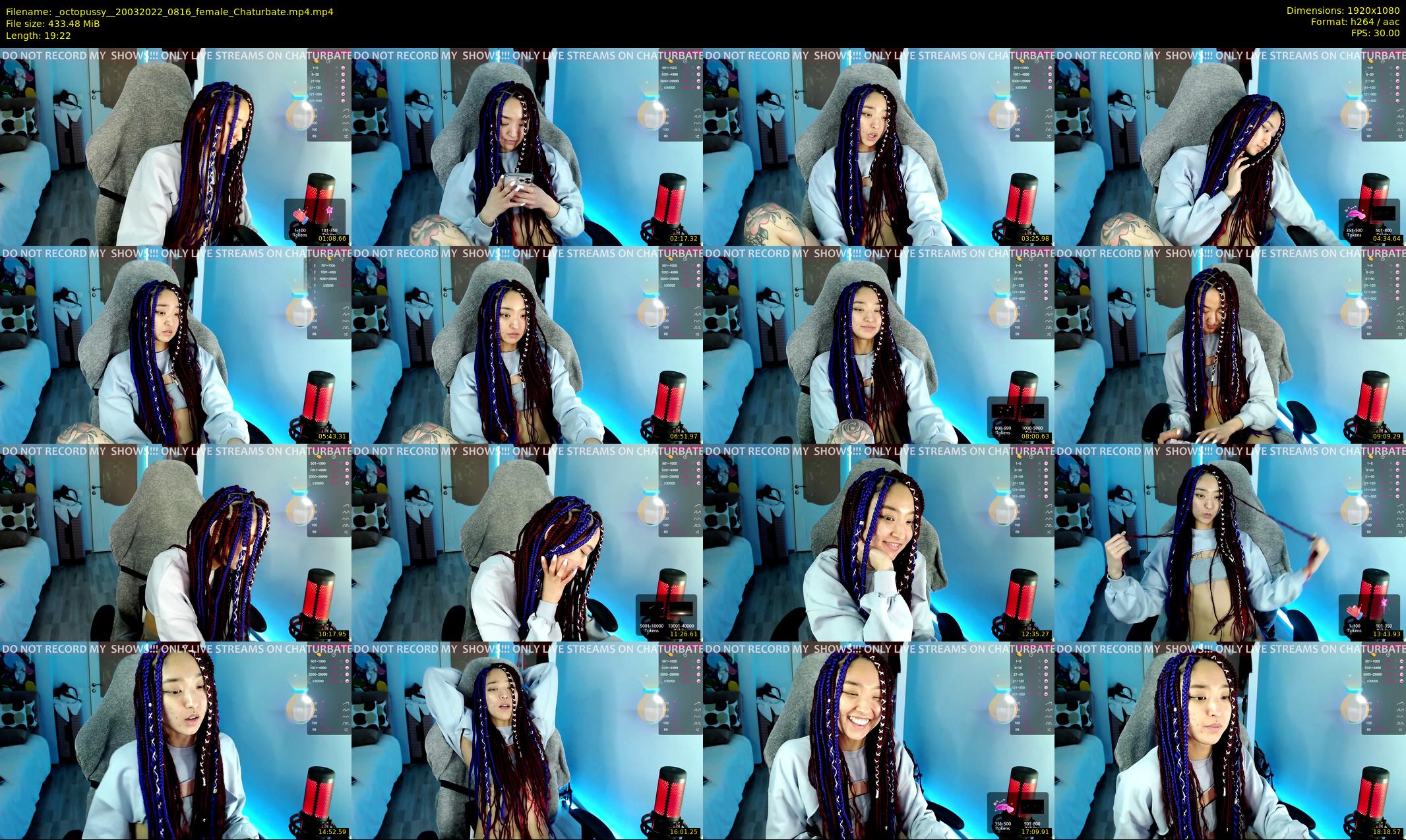 _octopussy_ — 20 minute Chaturbate female cam show recording, 1080p, Mar 20, 2022