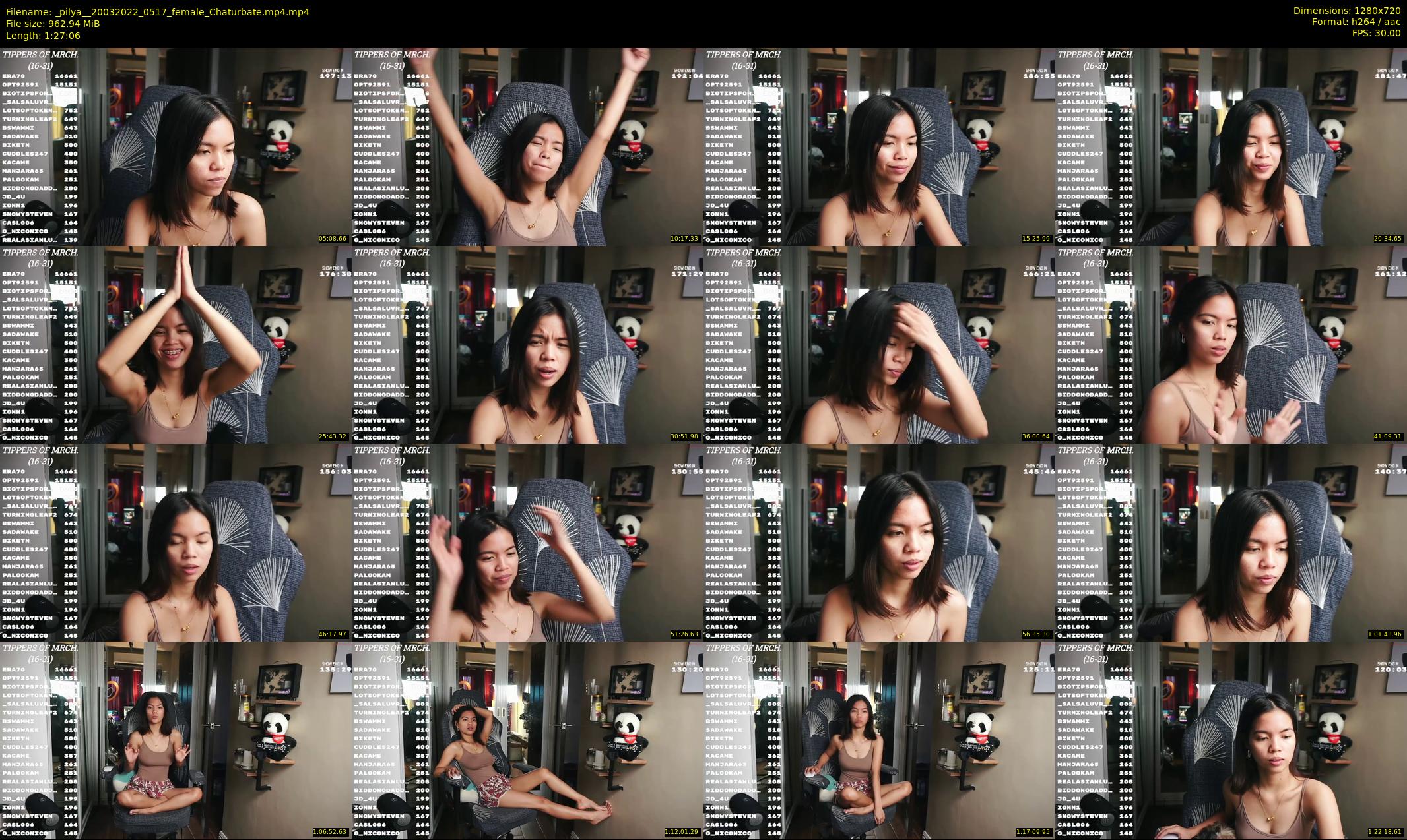 _pilya_ — 88 minute Chaturbate female cam show recording, 720p, Mar 20, 2022