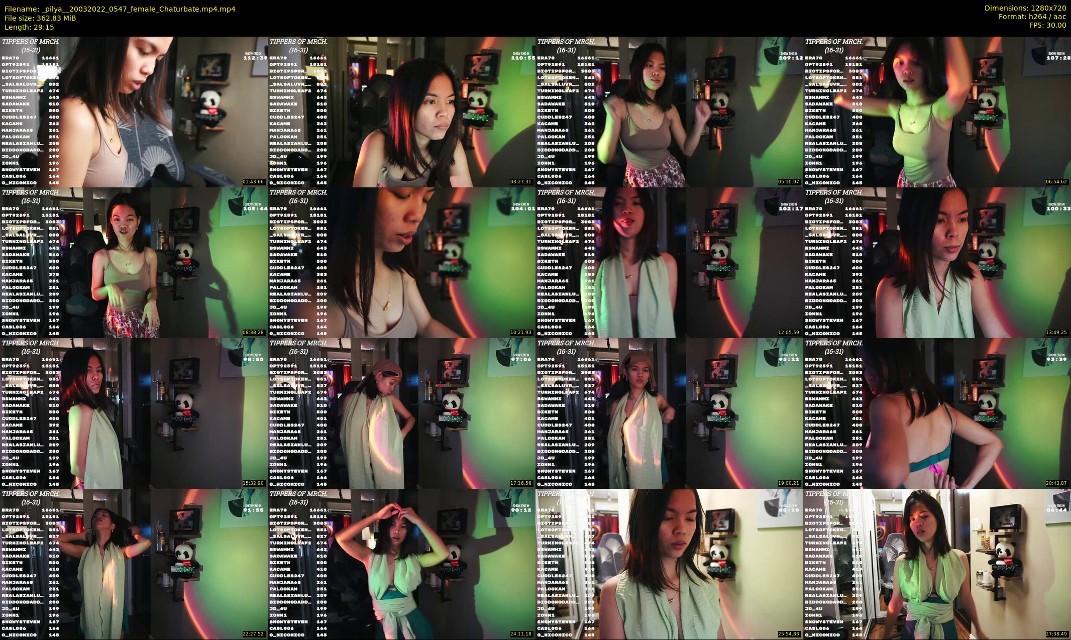 _pilya_ — 30 minute Chaturbate female cam show recording, 720p, Mar 20, 2022
