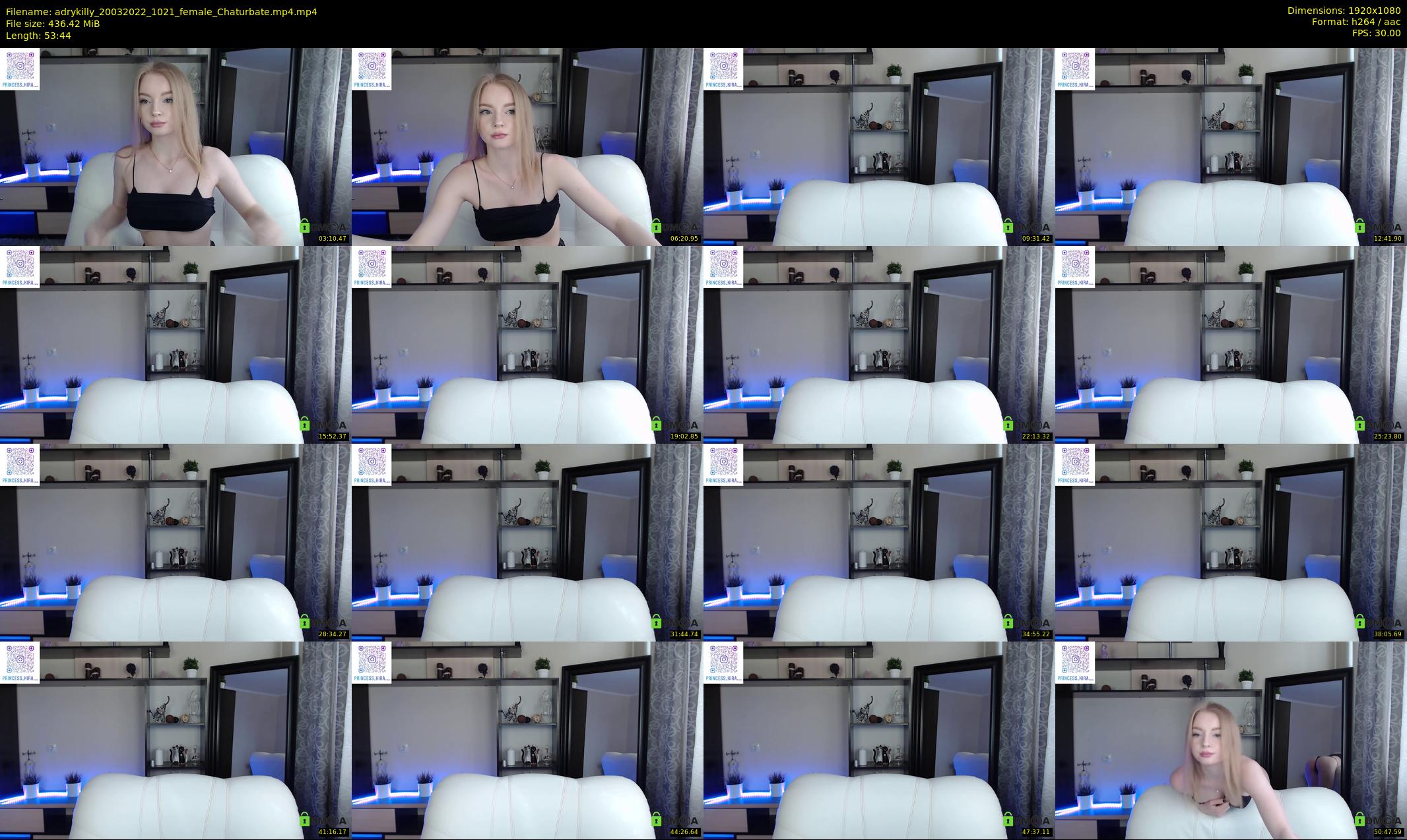 adrykilly — 54 minute Chaturbate female cam show recording, 1080p, Mar 20, 2022