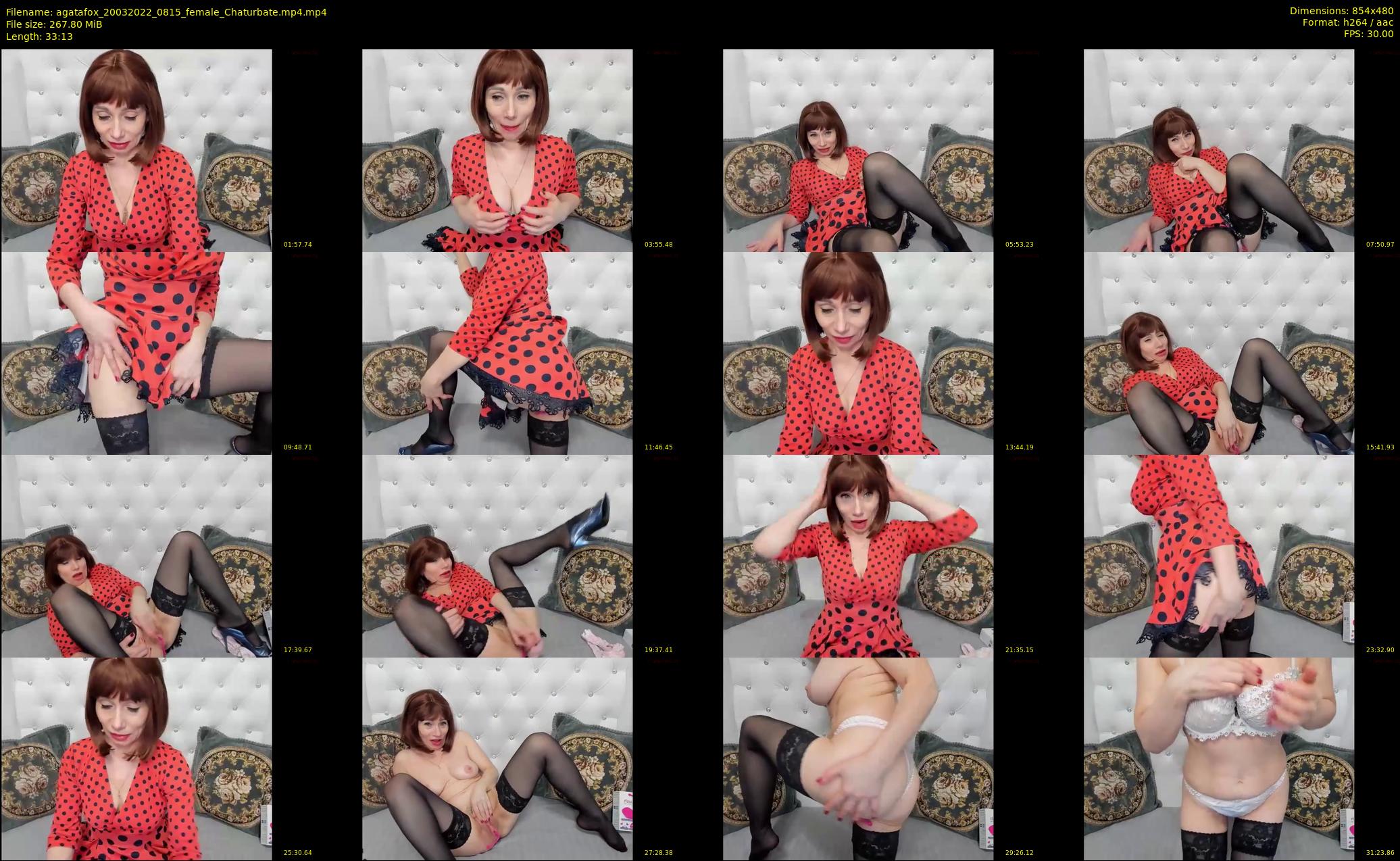 agatafox — 34 minute Chaturbate female cam show recording, 480p, Mar 20, 2022