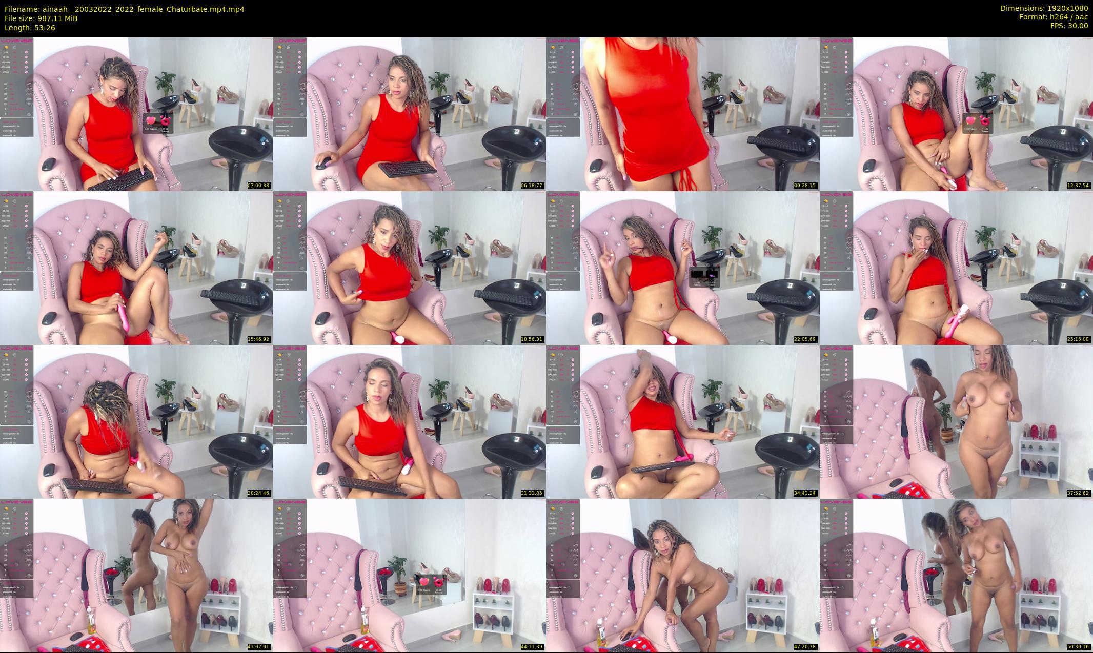 ainaah_ — 54 minute Chaturbate female cam show recording, 1080p, Mar 20, 2022