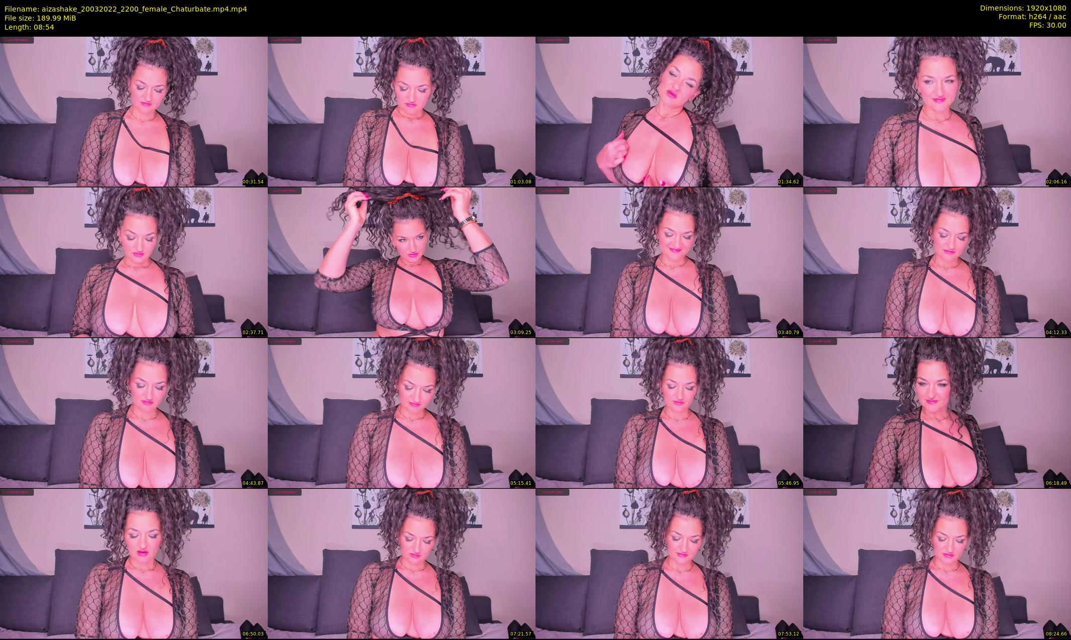 aizashake — 9 minute Chaturbate female cam show recording, 1080p, Mar 20, 2022