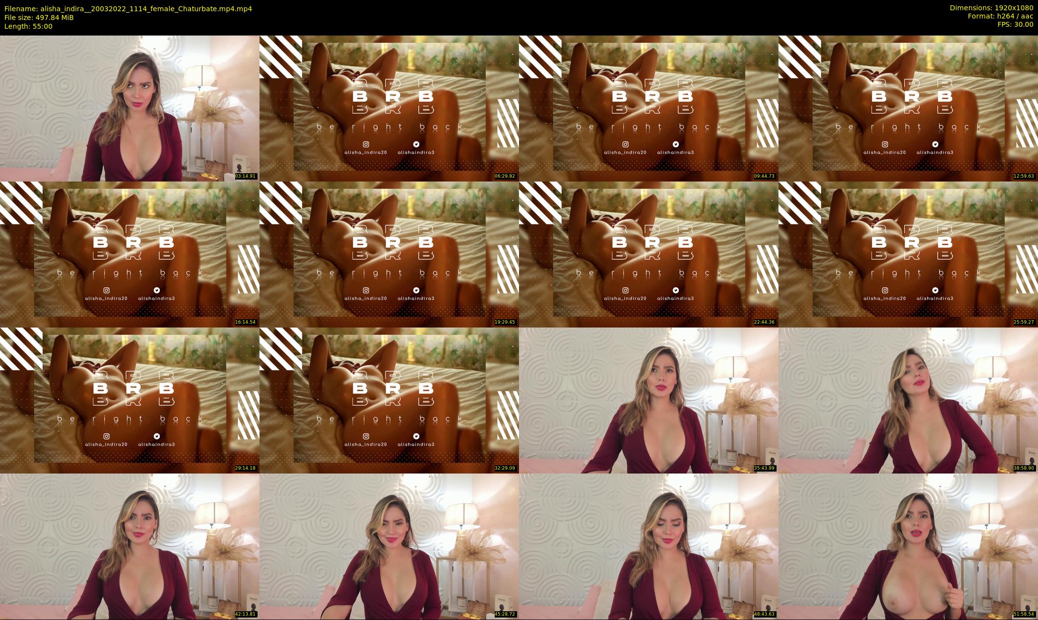 alisha_indira_ — 55 minute Chaturbate female cam show recording, 1080p, Mar 20, 2022