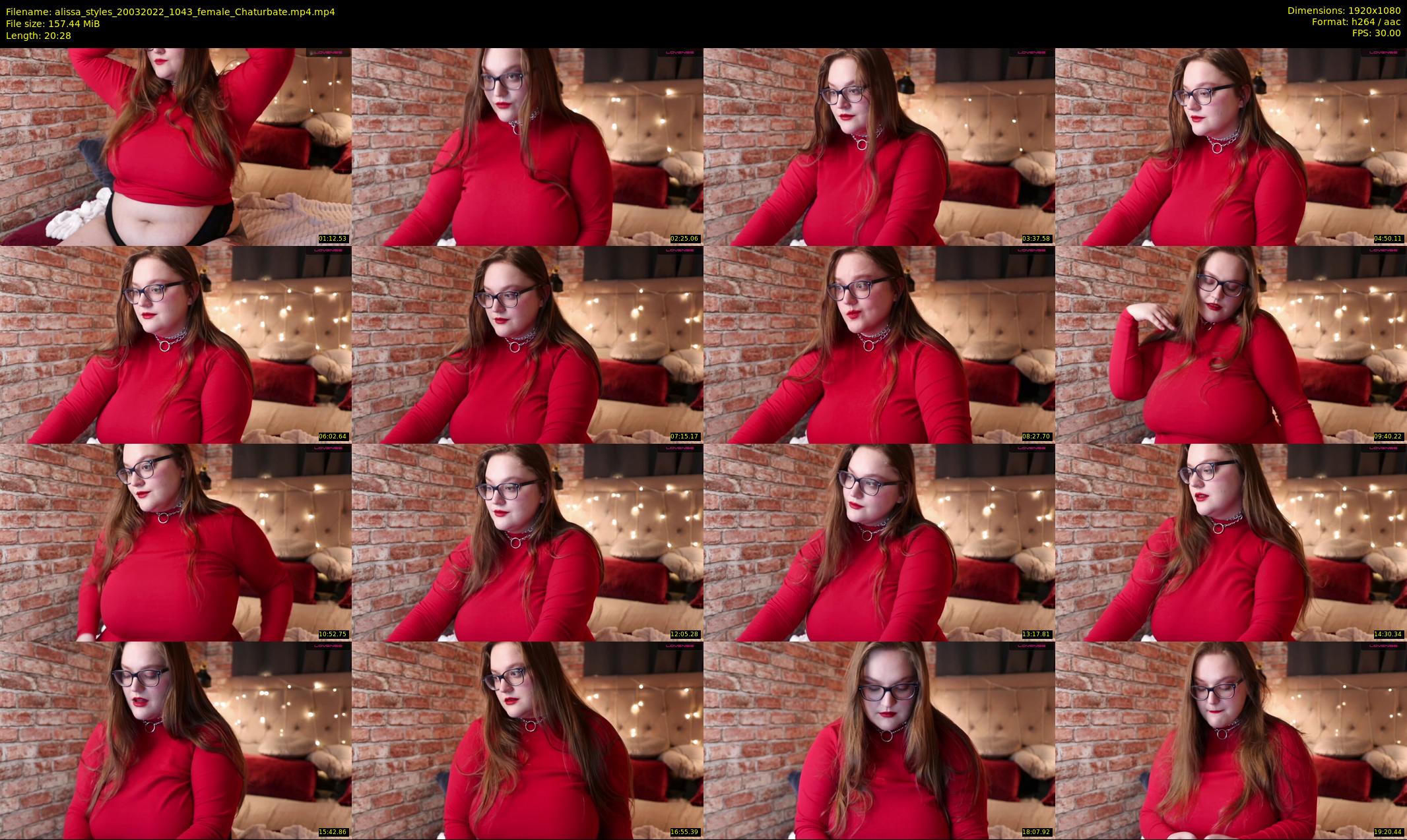 alissa_styles — 21 minute Chaturbate female cam show recording, 1080p, Mar 20, 2022