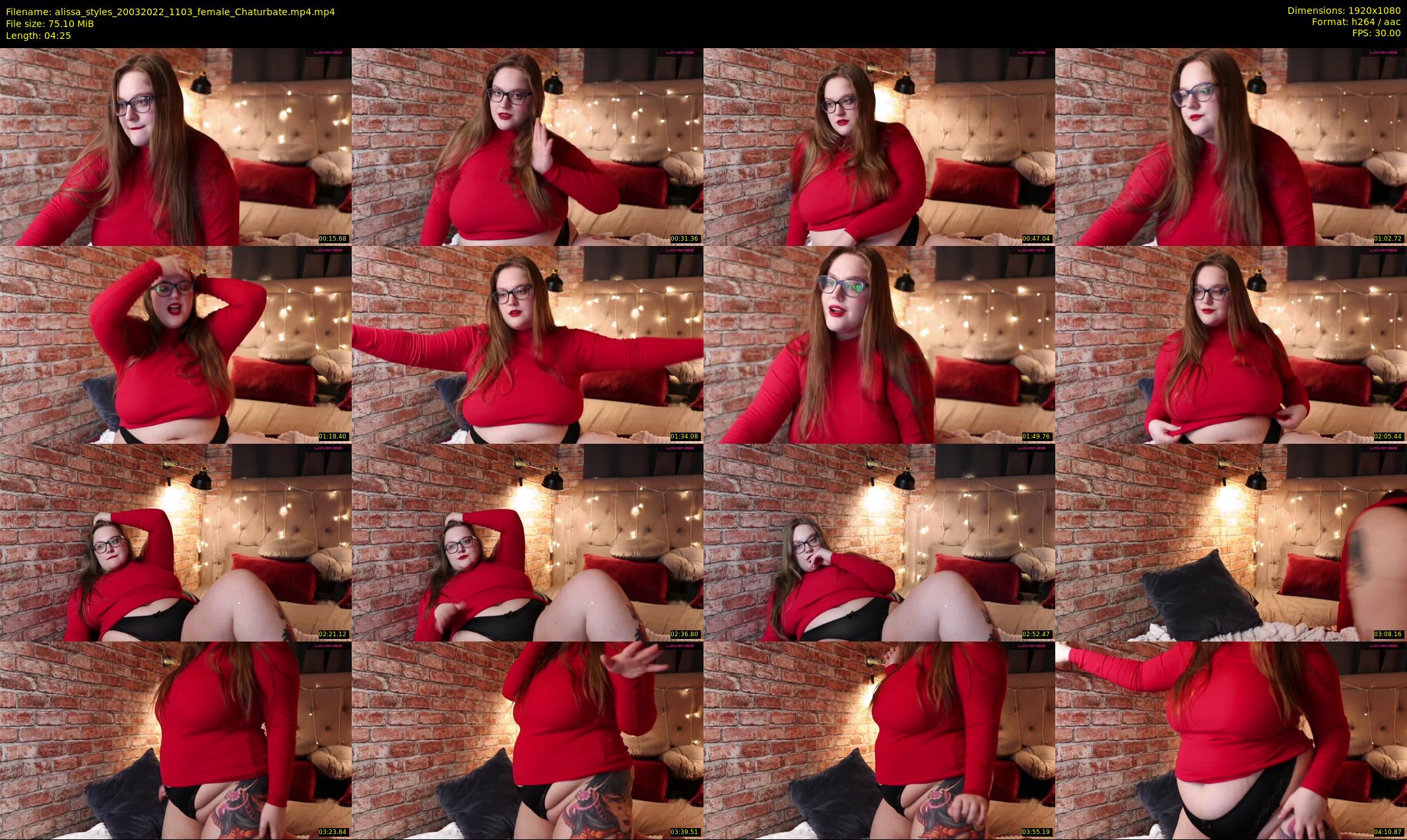 alissa_styles — 5 minute Chaturbate female cam show recording, 1080p, Mar 20, 2022