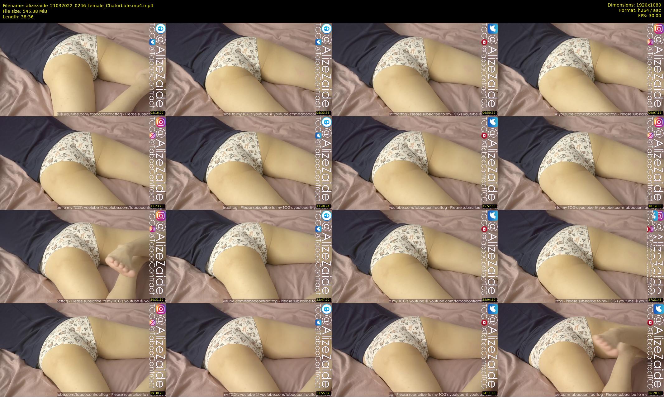 alizezaide — 39 minute Chaturbate female cam show recording, 1080p, Mar 21, 2022