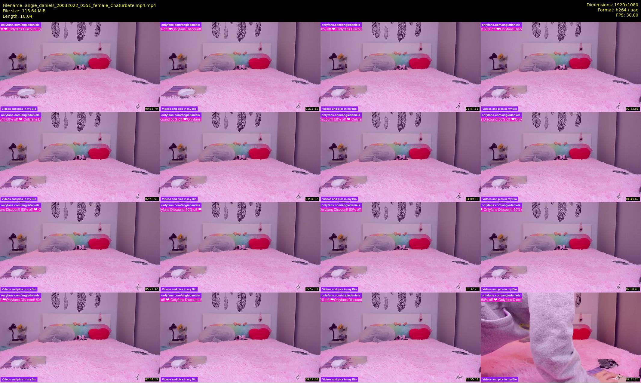 angie_daniels — 11 minute Chaturbate female cam show recording, 1080p, Mar 20, 2022