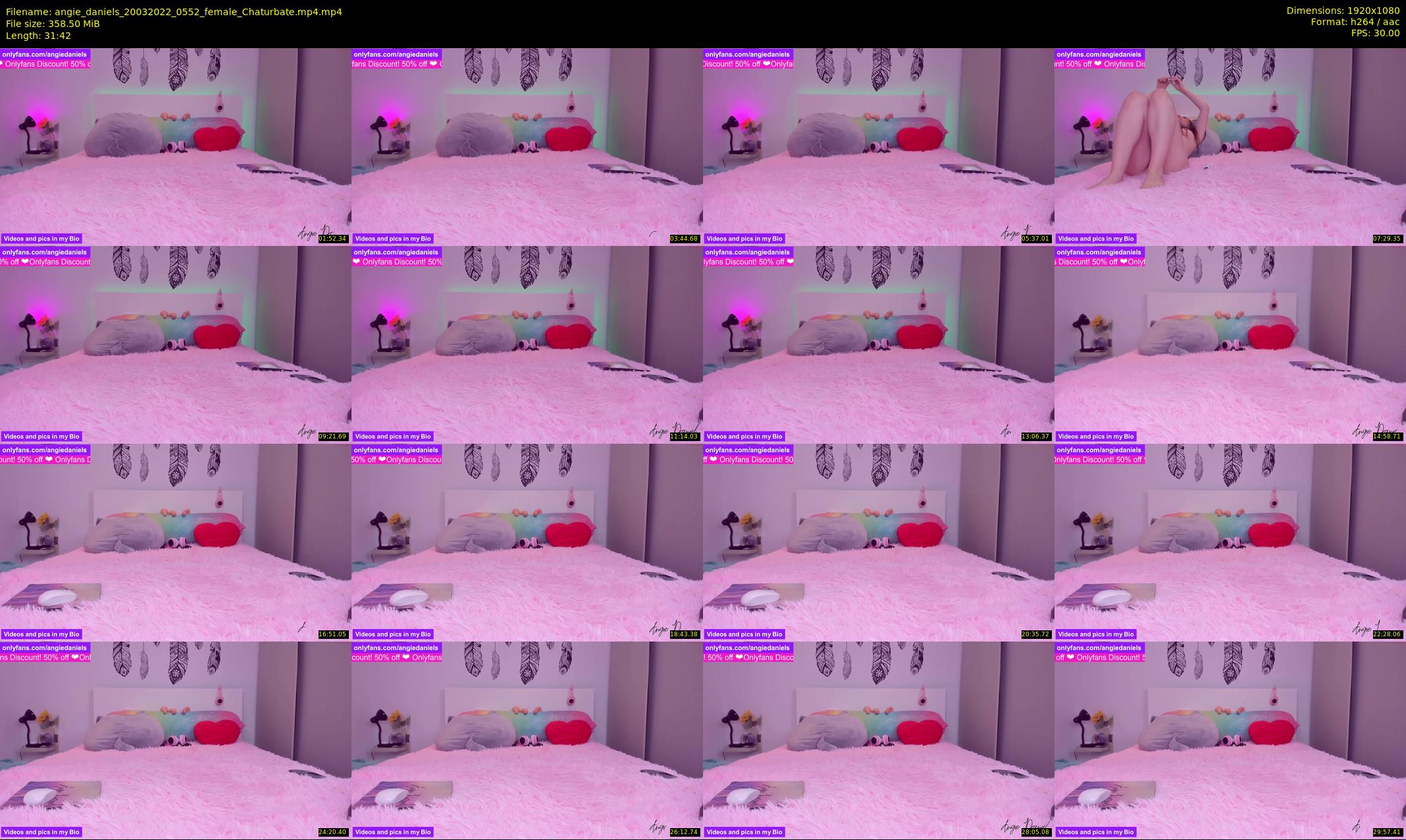 angie_daniels — 32 minute Chaturbate female cam show recording, 1080p, Mar 20, 2022