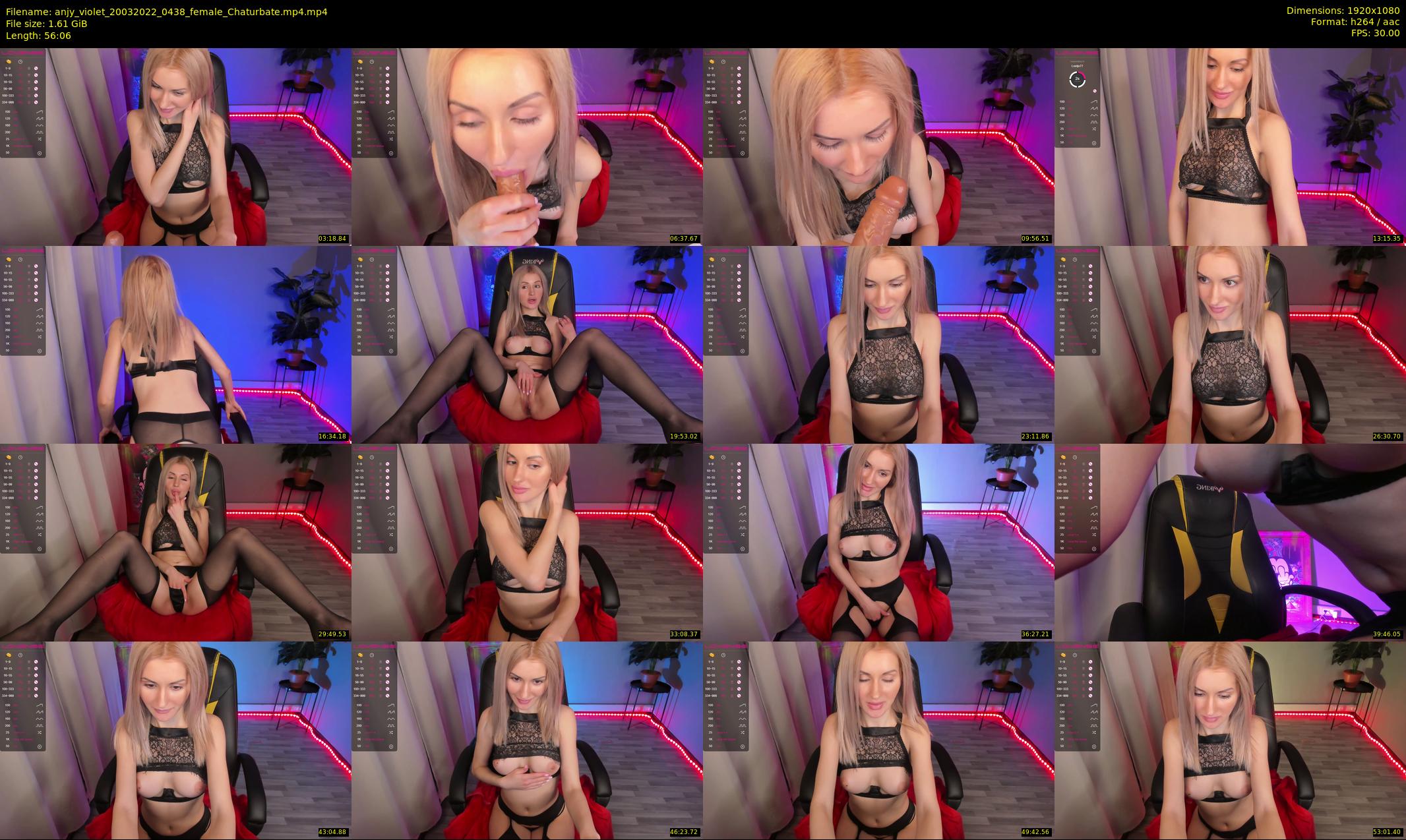 anjy_violet — 57 minute Chaturbate female cam show recording, 1080p, Mar 20, 2022