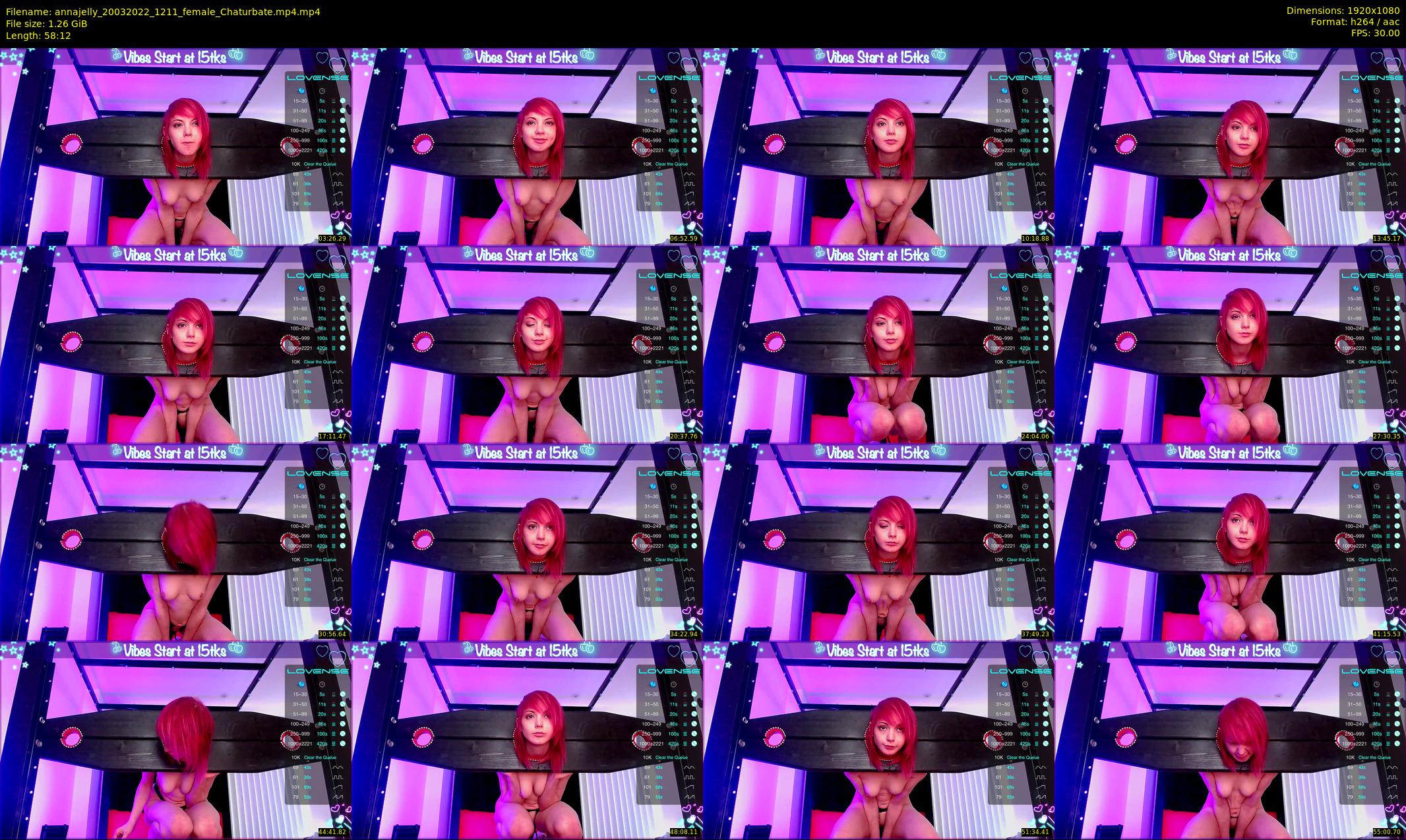 annajelly — 59 minute Chaturbate couple cam show recording, 1080p, Mar 20, 2022
