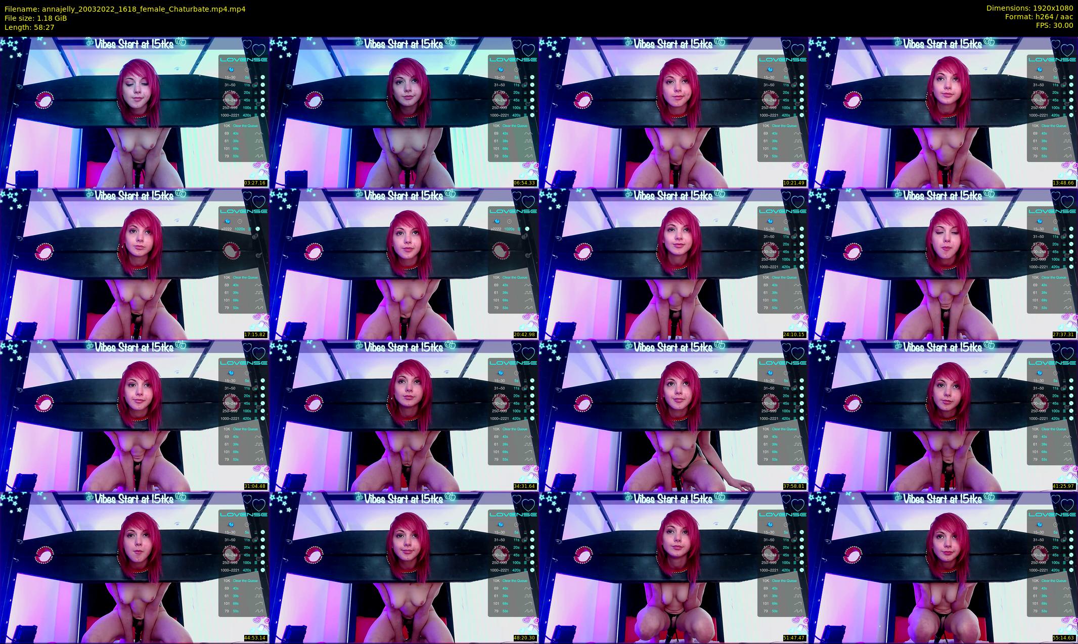 annajelly — 59 minute Chaturbate couple cam show recording, 1080p, Mar 20, 2022