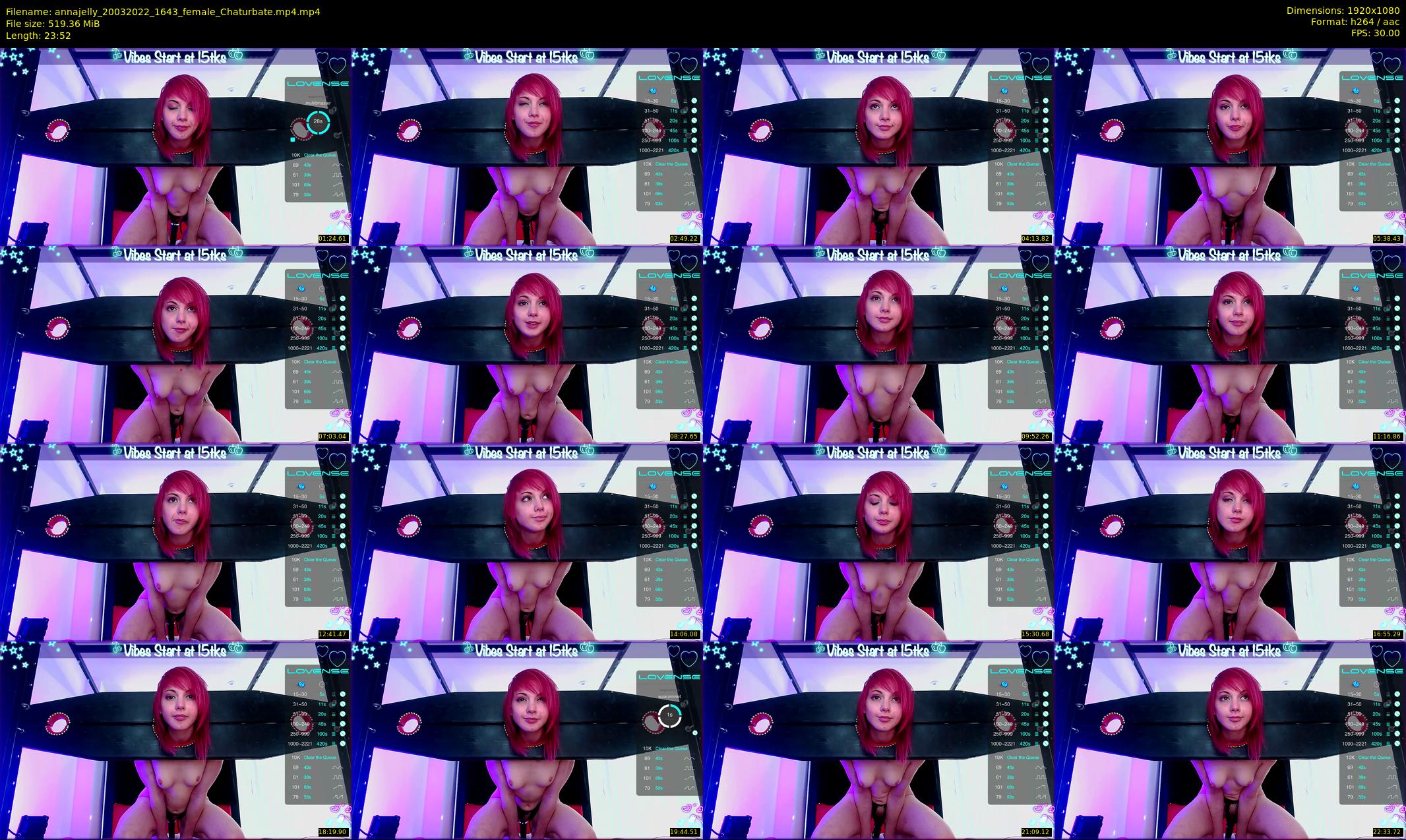 annajelly — 24 minute Chaturbate couple cam show recording, 1080p, Mar 20, 2022