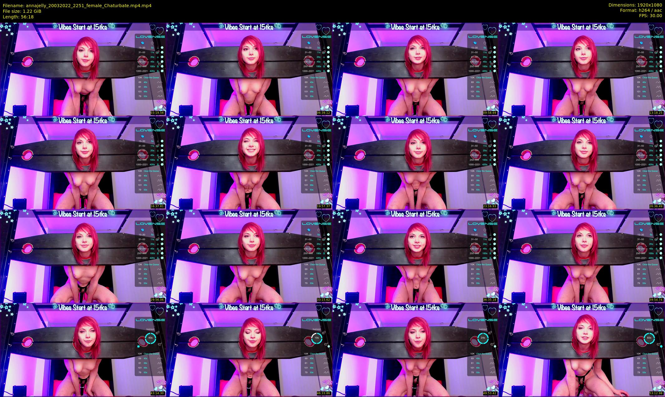 annajelly — 57 minute Chaturbate couple cam show recording, 1080p, Mar 20, 2022