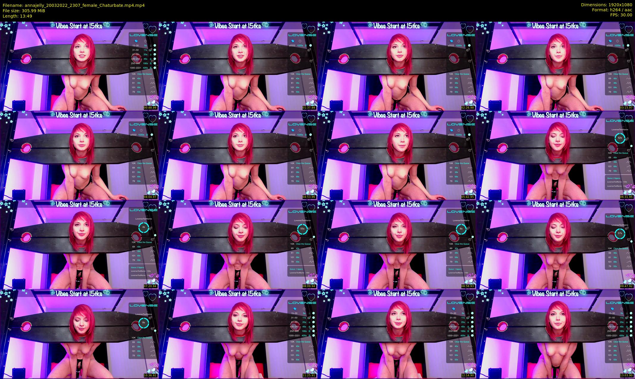 annajelly — 14 minute Chaturbate couple cam show recording, 1080p, Mar 20, 2022