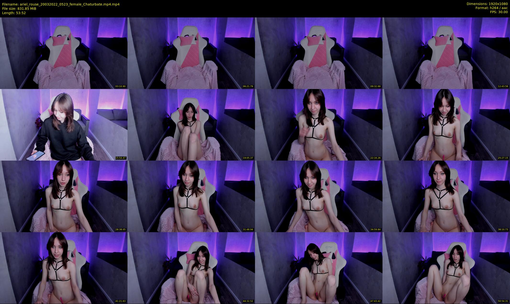 ariel_rouse — 54 minute Chaturbate female cam show recording, 1080p, Mar 20, 2022
