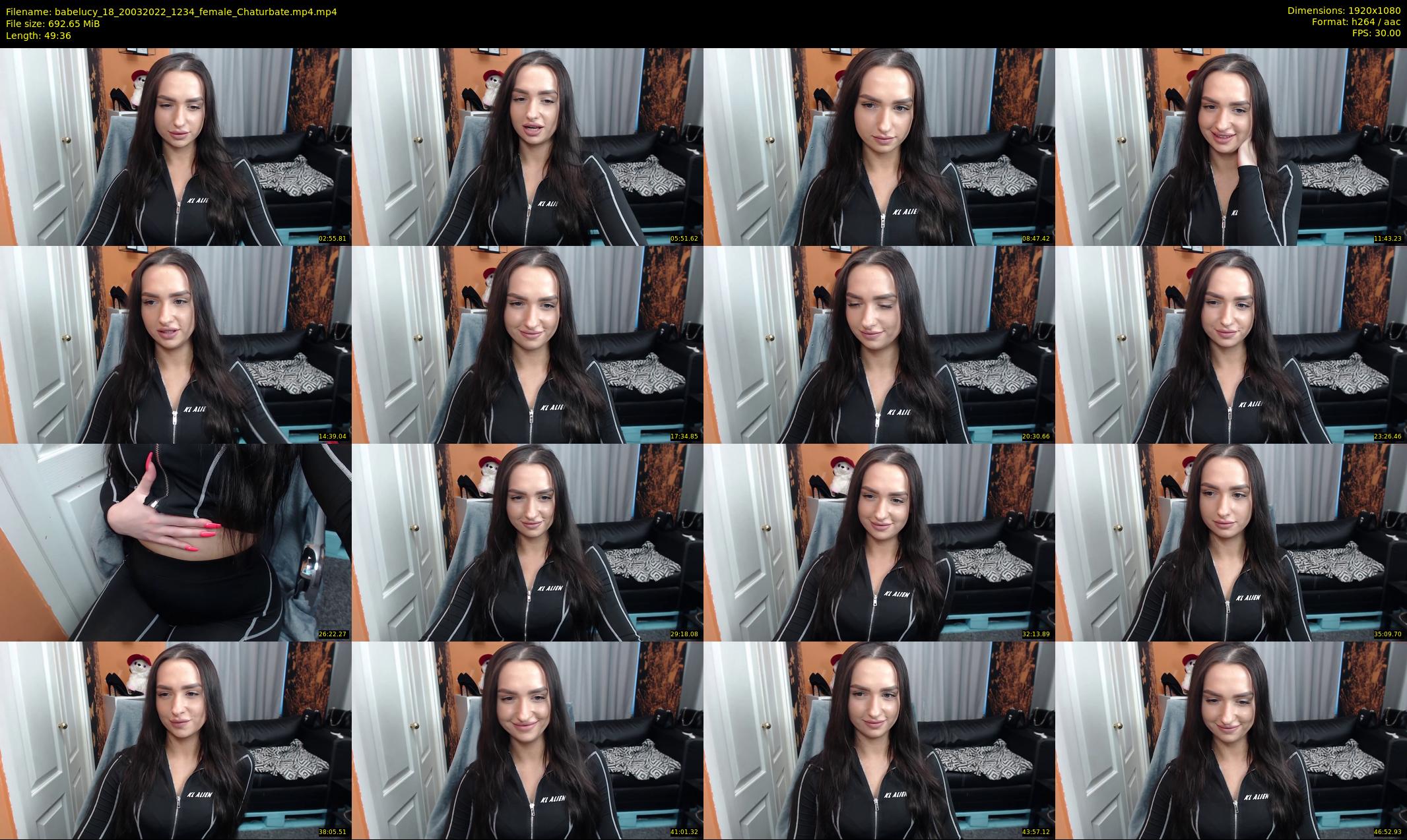 babelucy_18 — 50 minute Chaturbate female cam show recording, 1080p, Mar 20, 2022