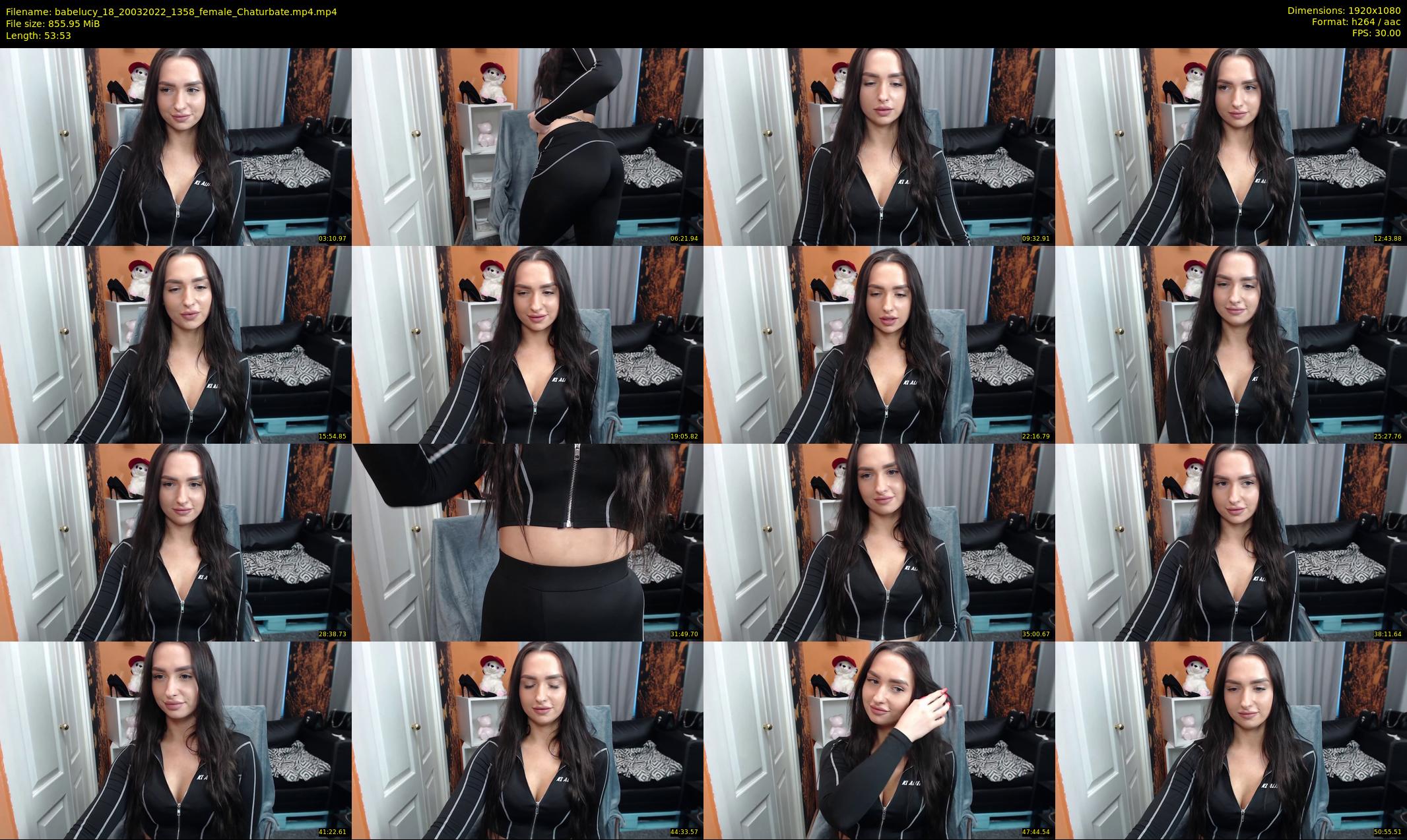 babelucy_18 — 54 minute Chaturbate female cam show recording, 1080p, Mar 20, 2022