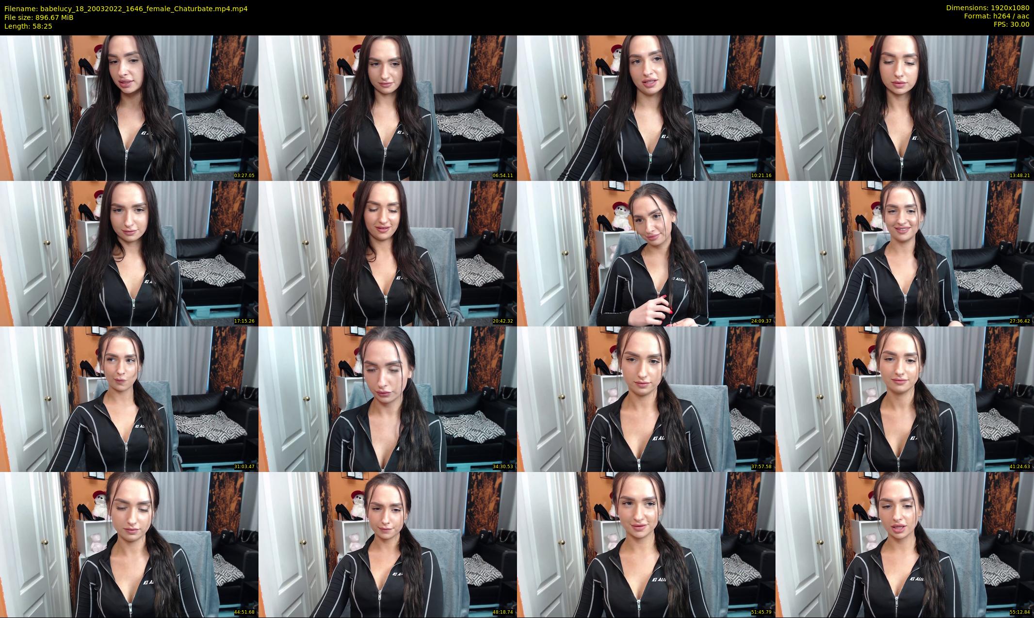 babelucy_18 — 59 minute Chaturbate female cam show recording, 1080p, Mar 20, 2022