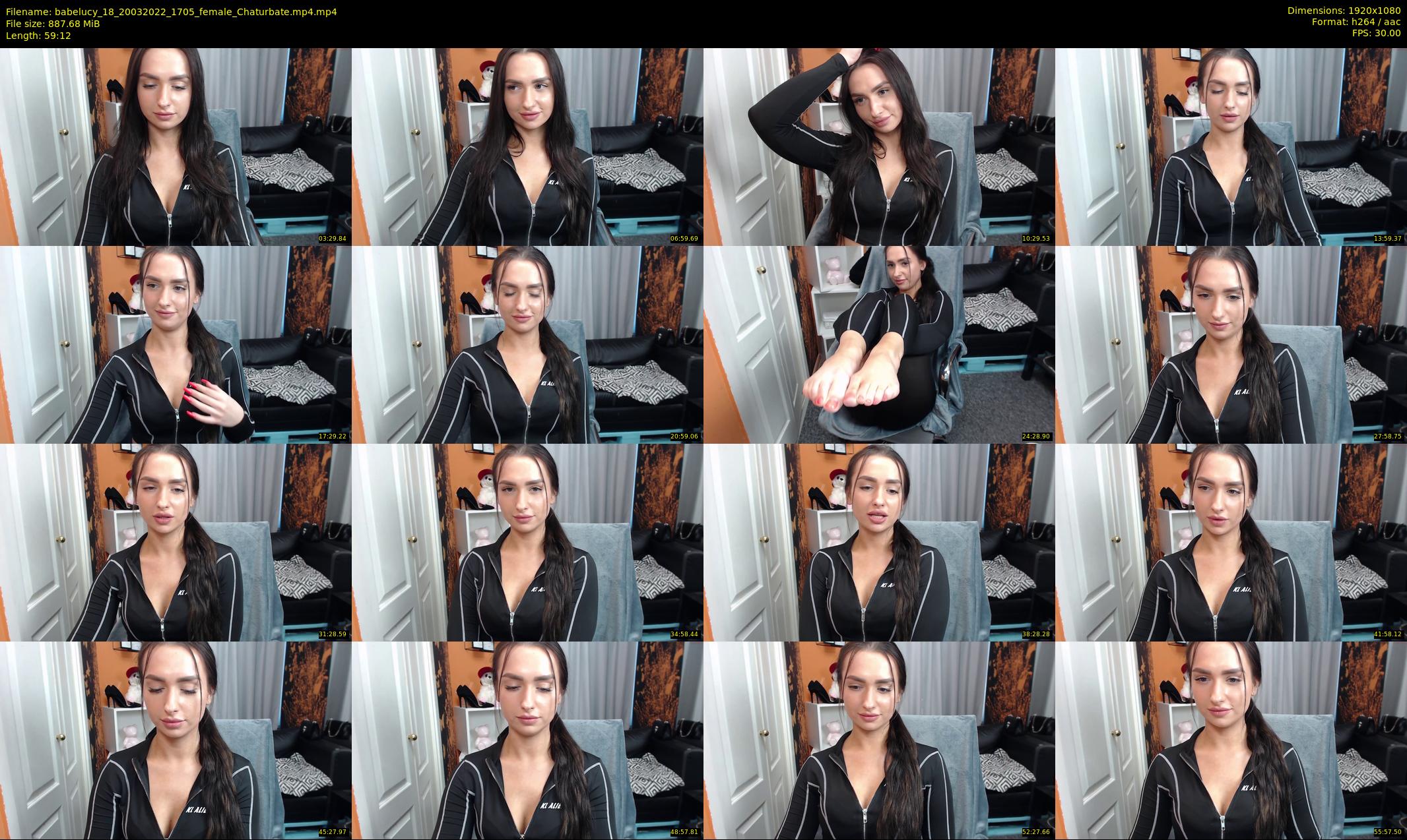 babelucy_18 — 60 minute Chaturbate female cam show recording, 1080p, Mar 20, 2022