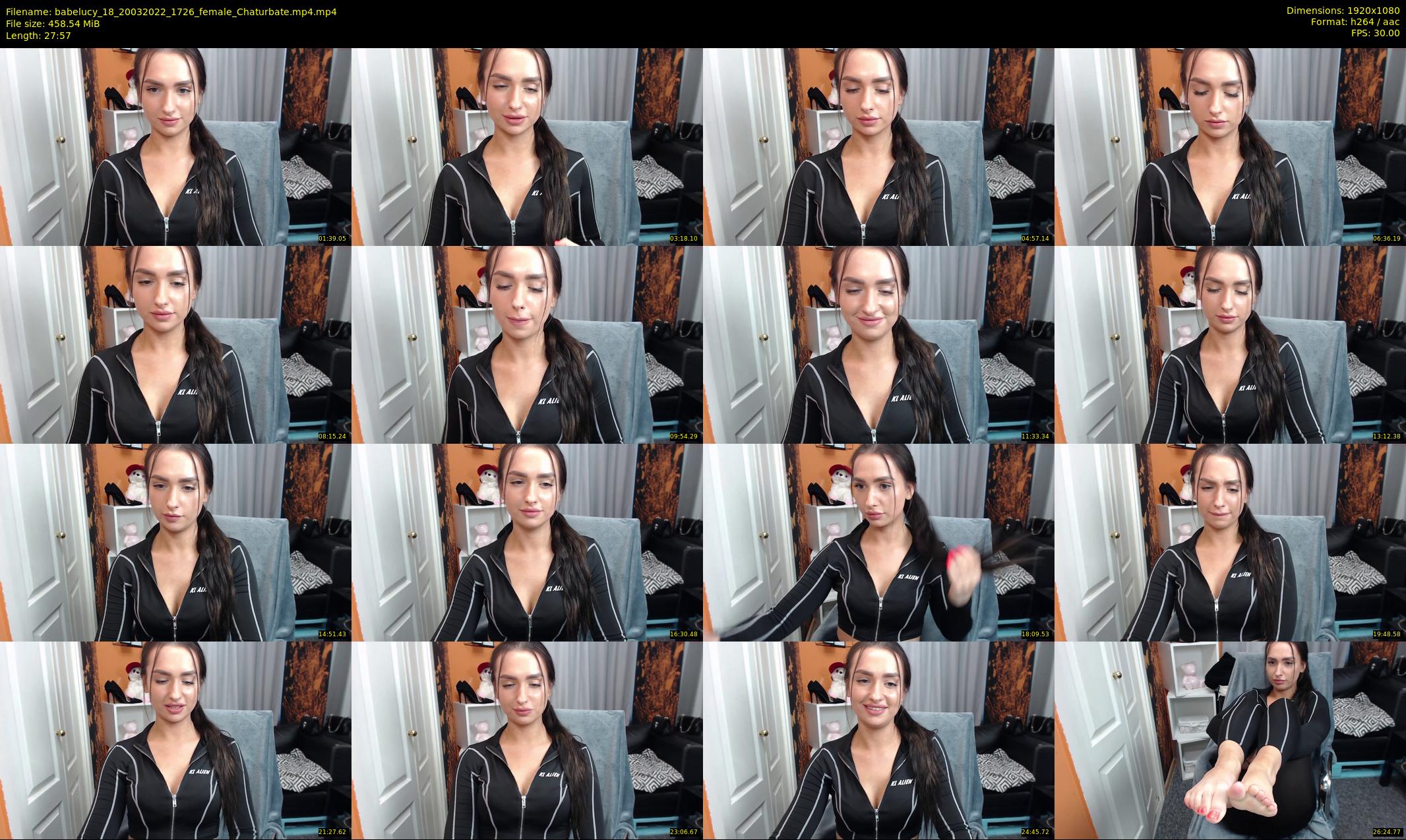 babelucy_18 — 28 minute Chaturbate female cam show recording, 1080p, Mar 20, 2022