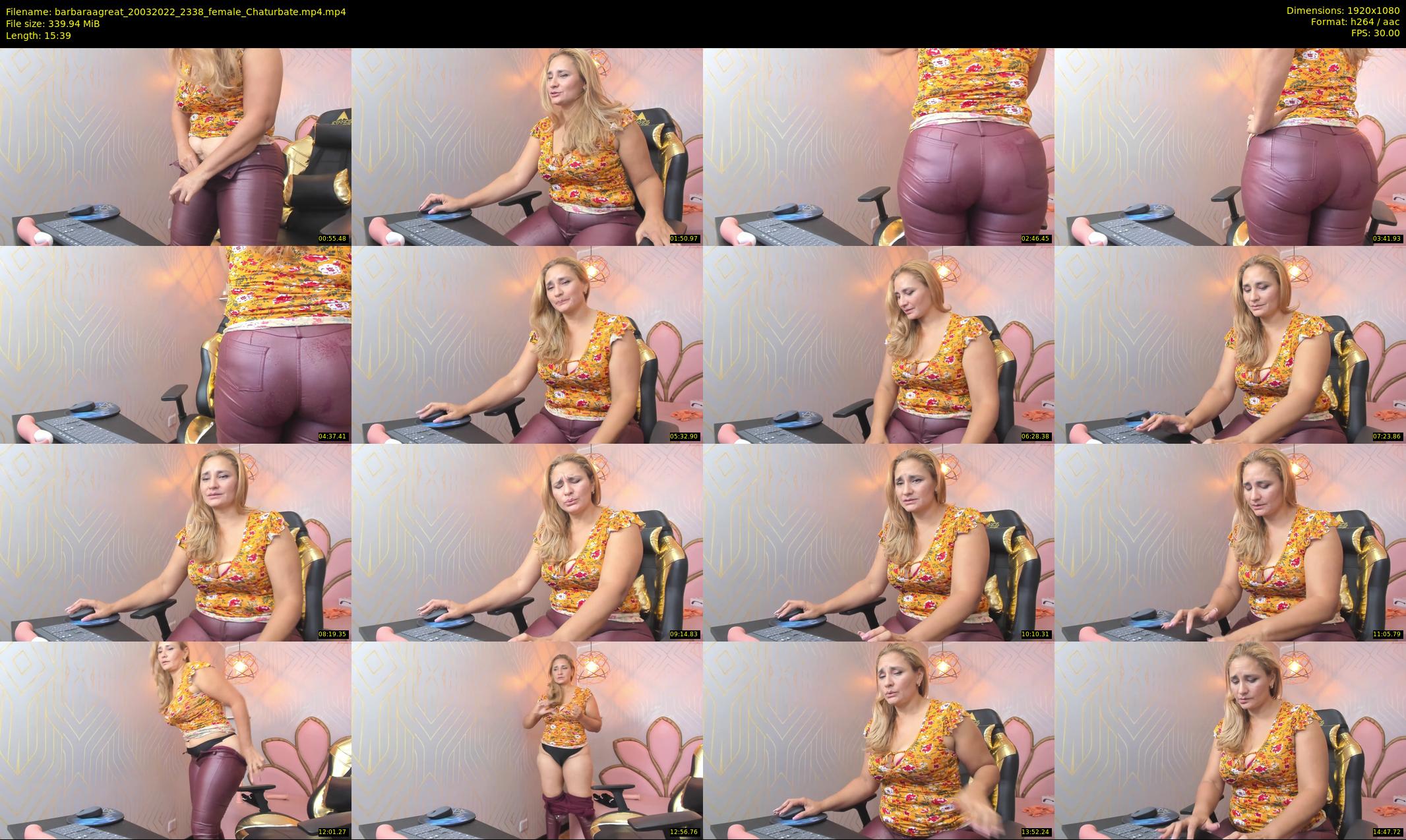 barbaraagreat — 16 minute Chaturbate female cam show recording, 1080p, Mar 20, 2022