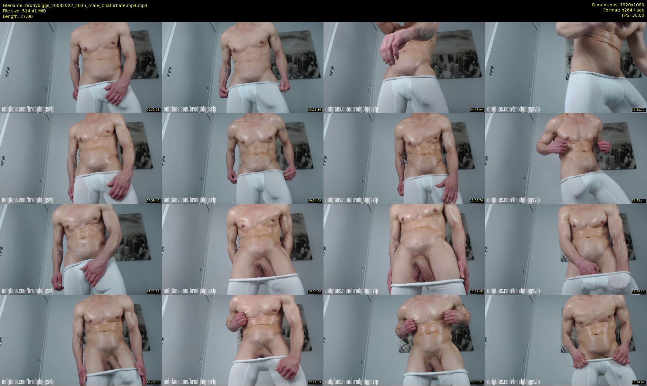 brodybiggs — 27 minute Chaturbate male cam show recording, 1080p, Mar 20, 2022