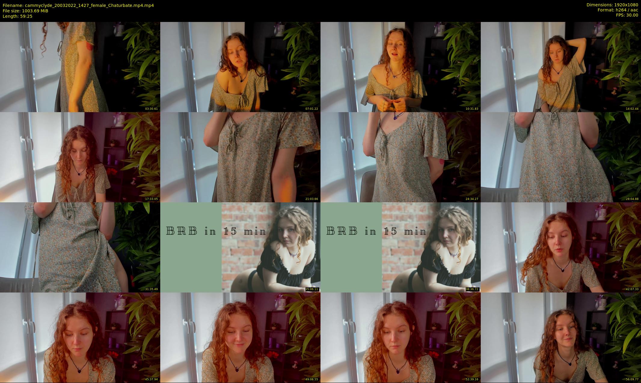 cammyclyde — 60 minute Chaturbate female cam show recording, 1080p, Mar 20, 2022