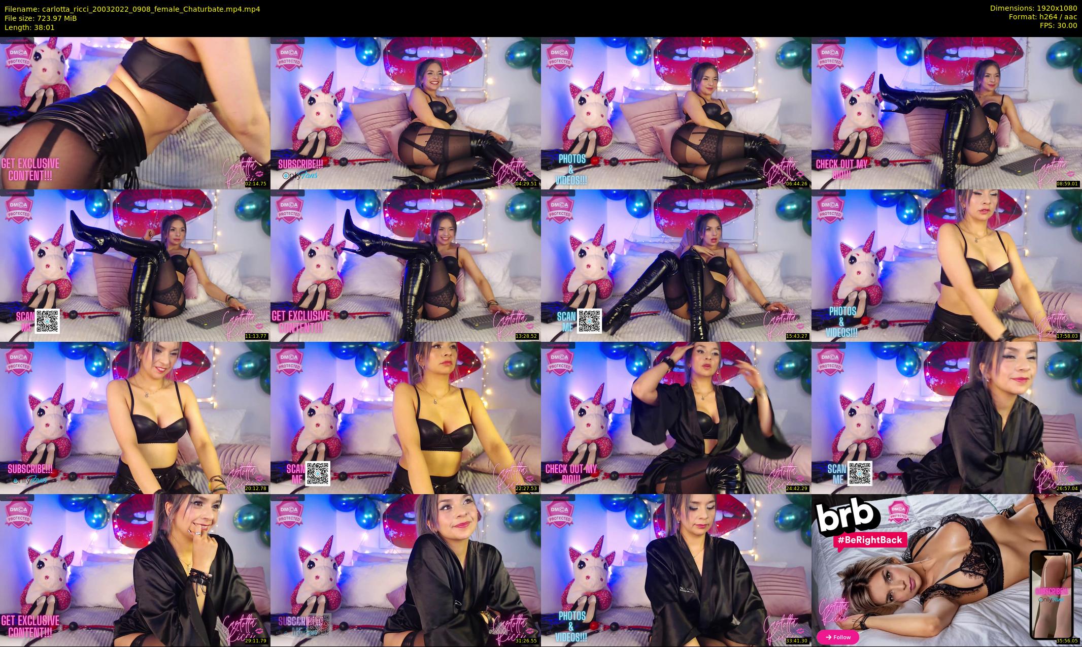 carlotta_ricci — 39 minute Chaturbate female cam show recording, 1080p, Mar 20, 2022