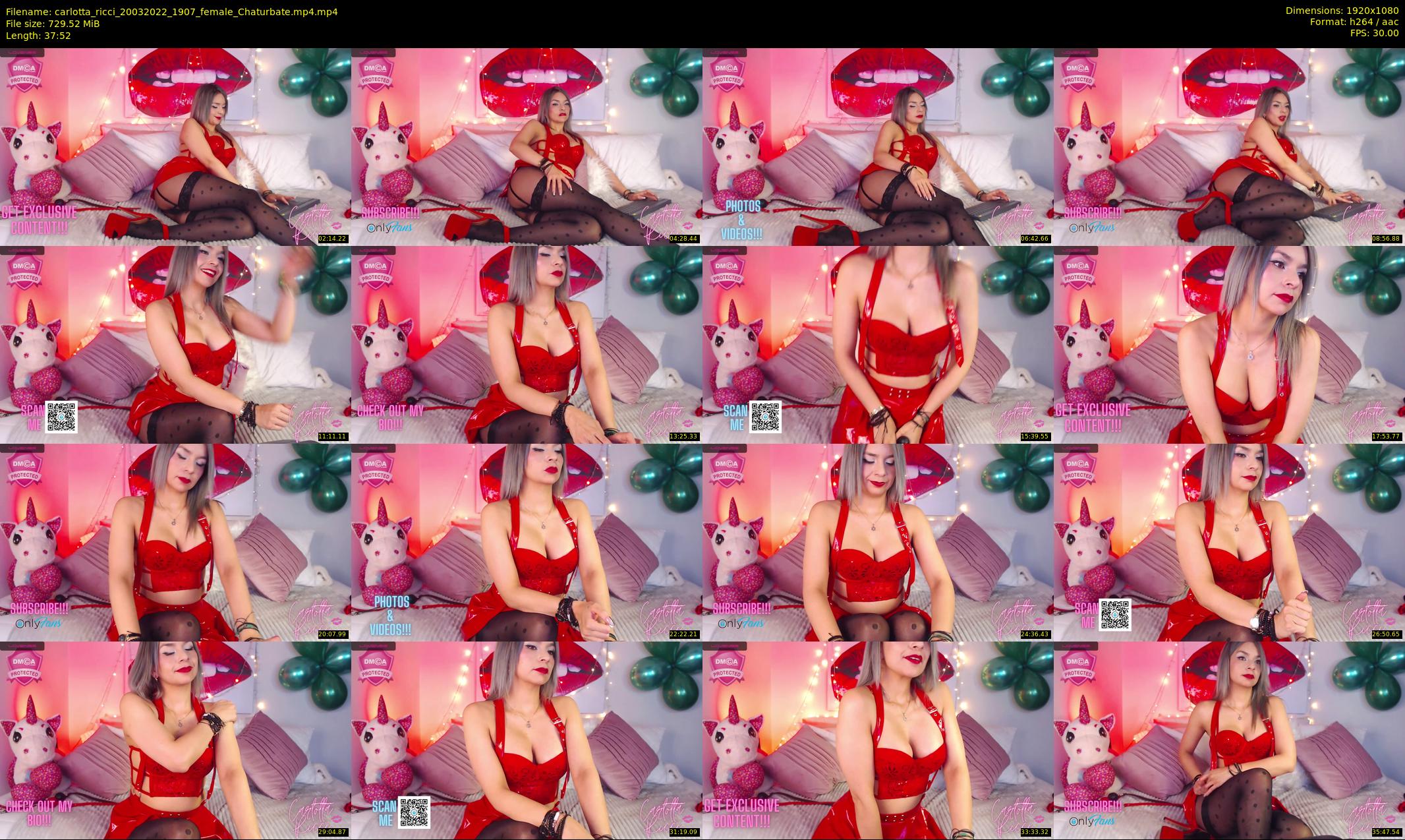 carlotta_ricci — 38 minute Chaturbate female cam show recording, 1080p, Mar 20, 2022